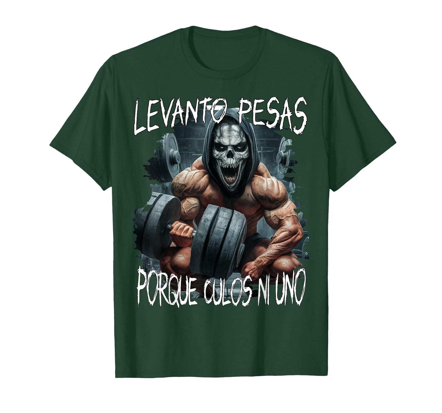 Levanto pesas porque culos ni uno - calacas chidas gym T-Shirt