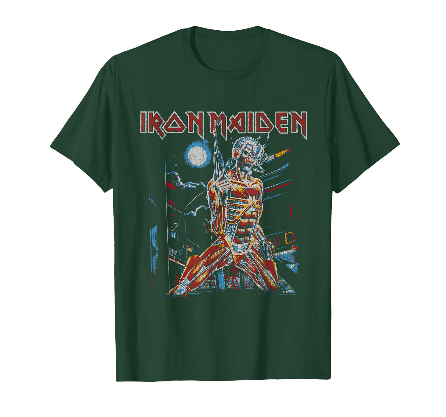 Iron Maiden - Vintage Cityscape T-Shirt