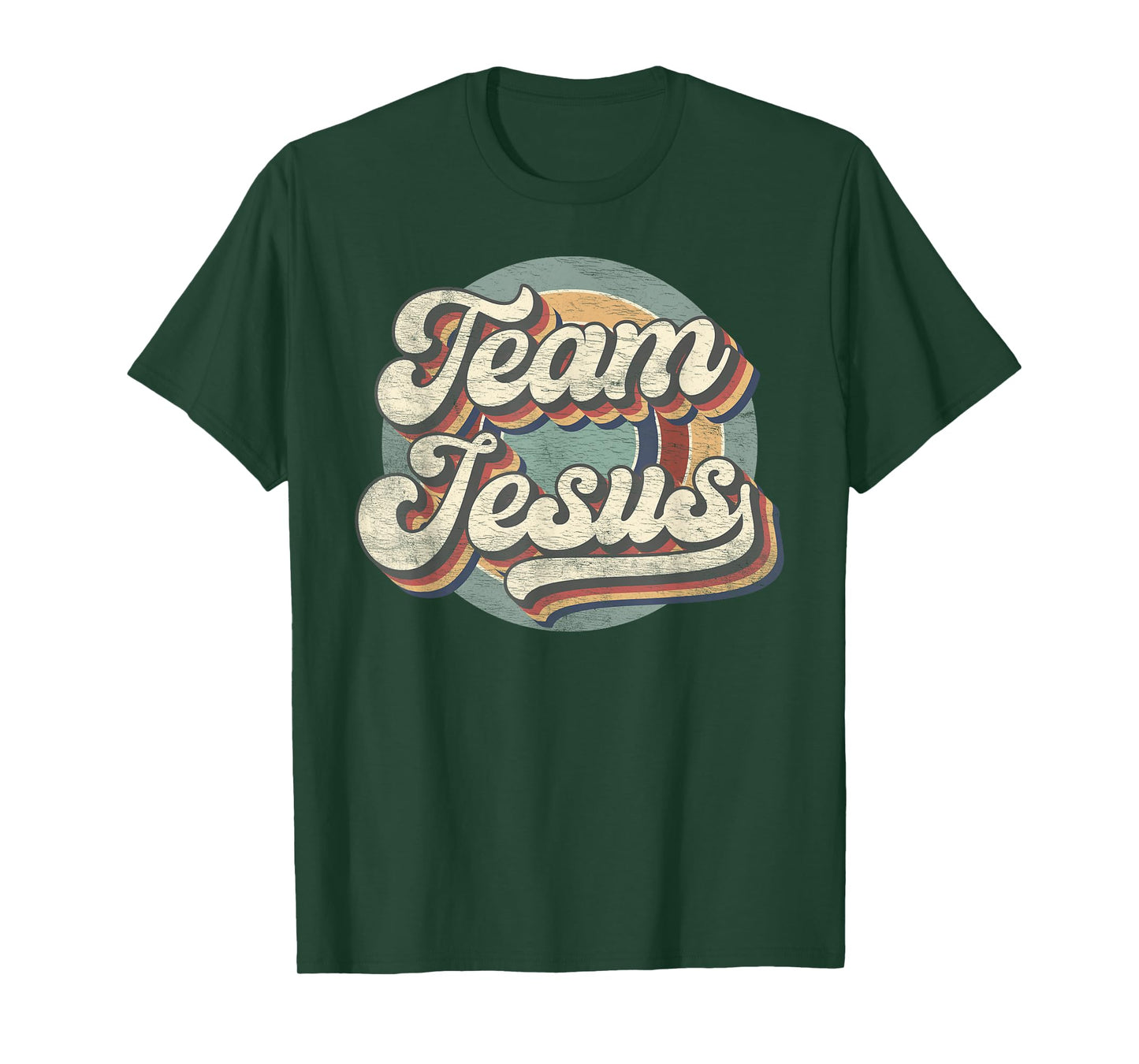 Retro Team Jesus Christian Bible Religious Mens Womens T-Shirt
