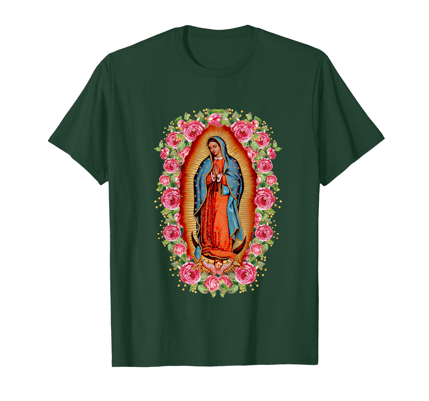 Our Lady Virgen De Guadalupe Mary Maria T-Shirt