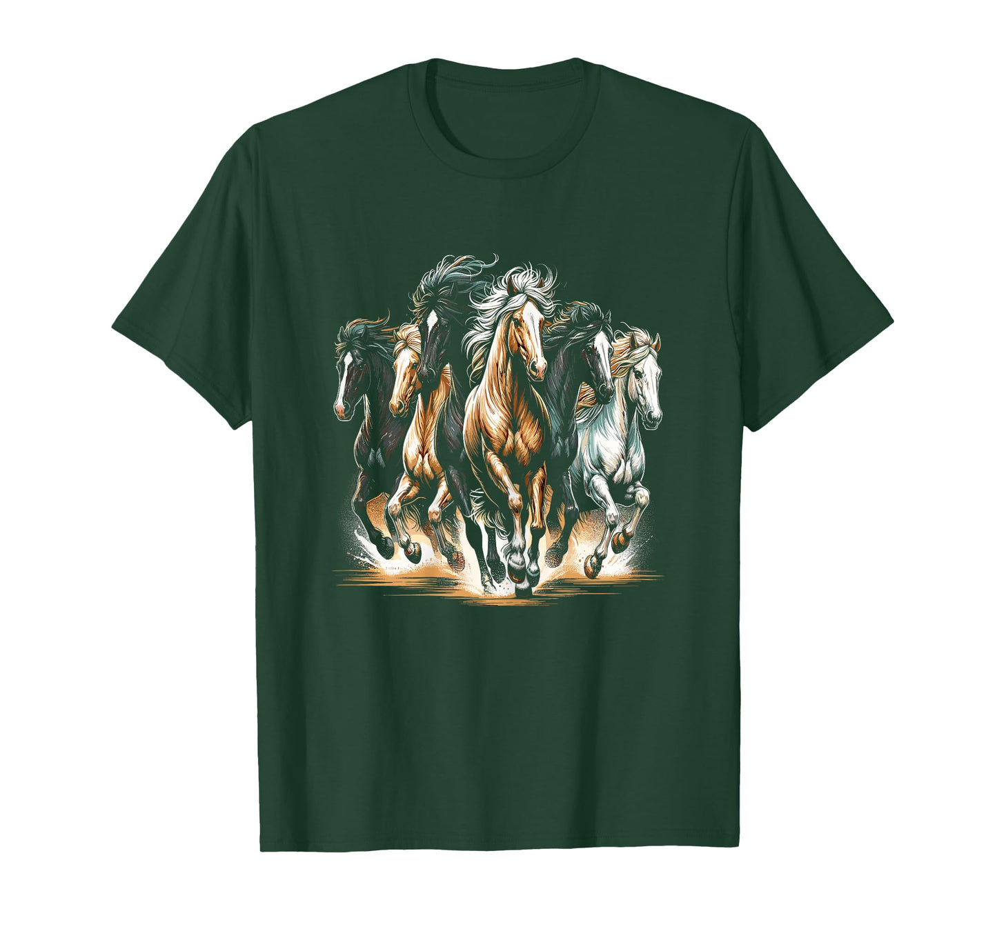 Horses Riding Horse Lover T-Shirt