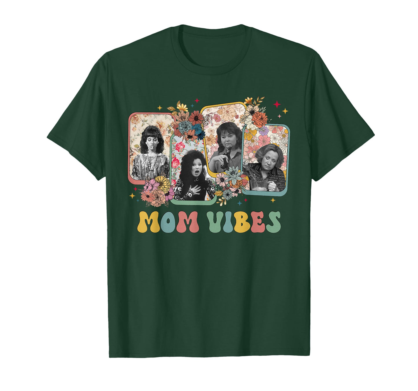 Retro Vintage Mom 90’s Vibes Womens Mama Shirt T-Shirt