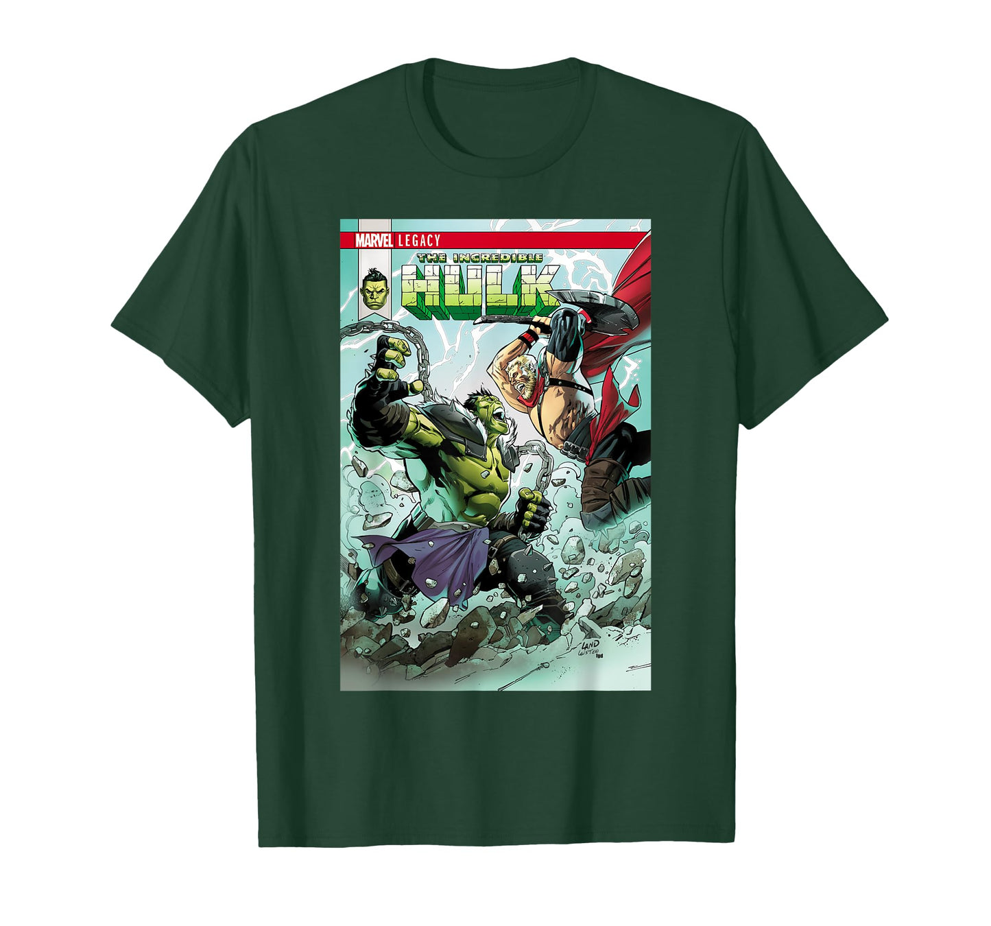 Marvel The Incredible Hulk vs The Mighty Thor Comic T-Shirt T-Shirt