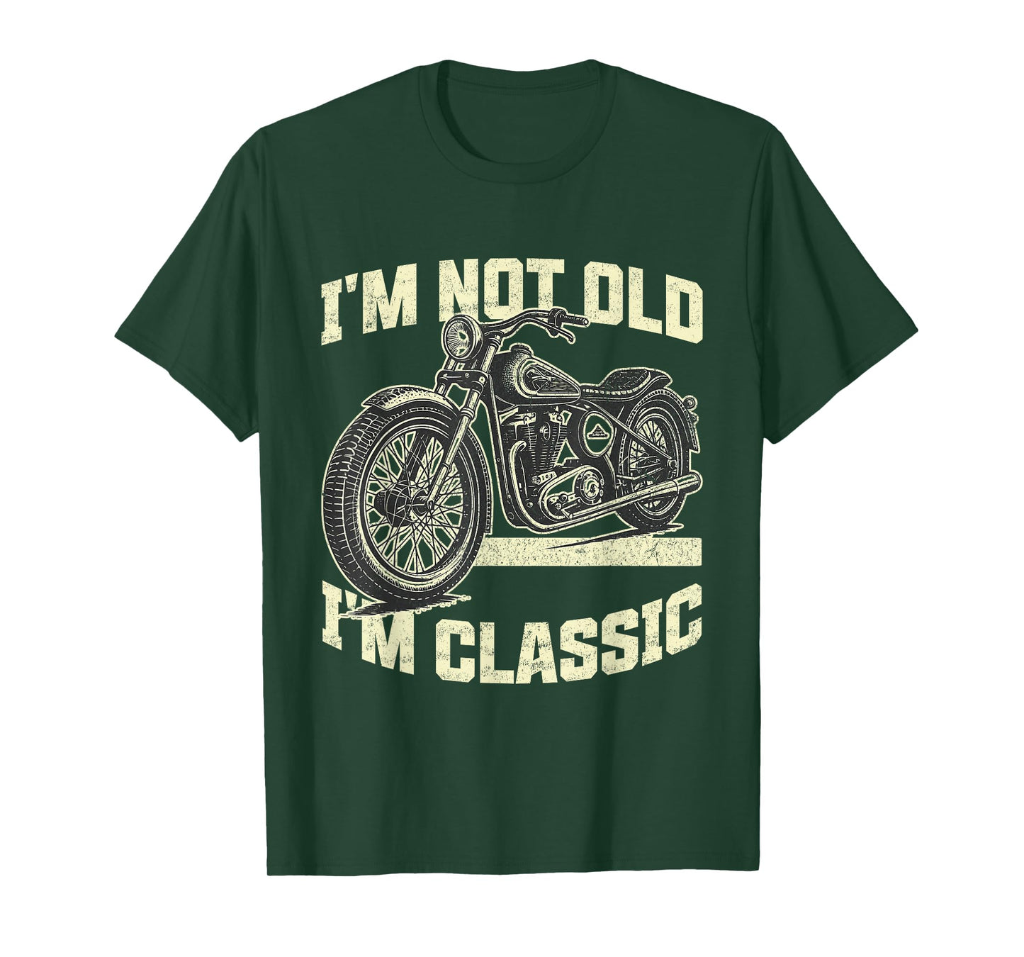 I’m Not Old I’m Classic Vintage Motorcycle Funny Biker Men T-Shirt