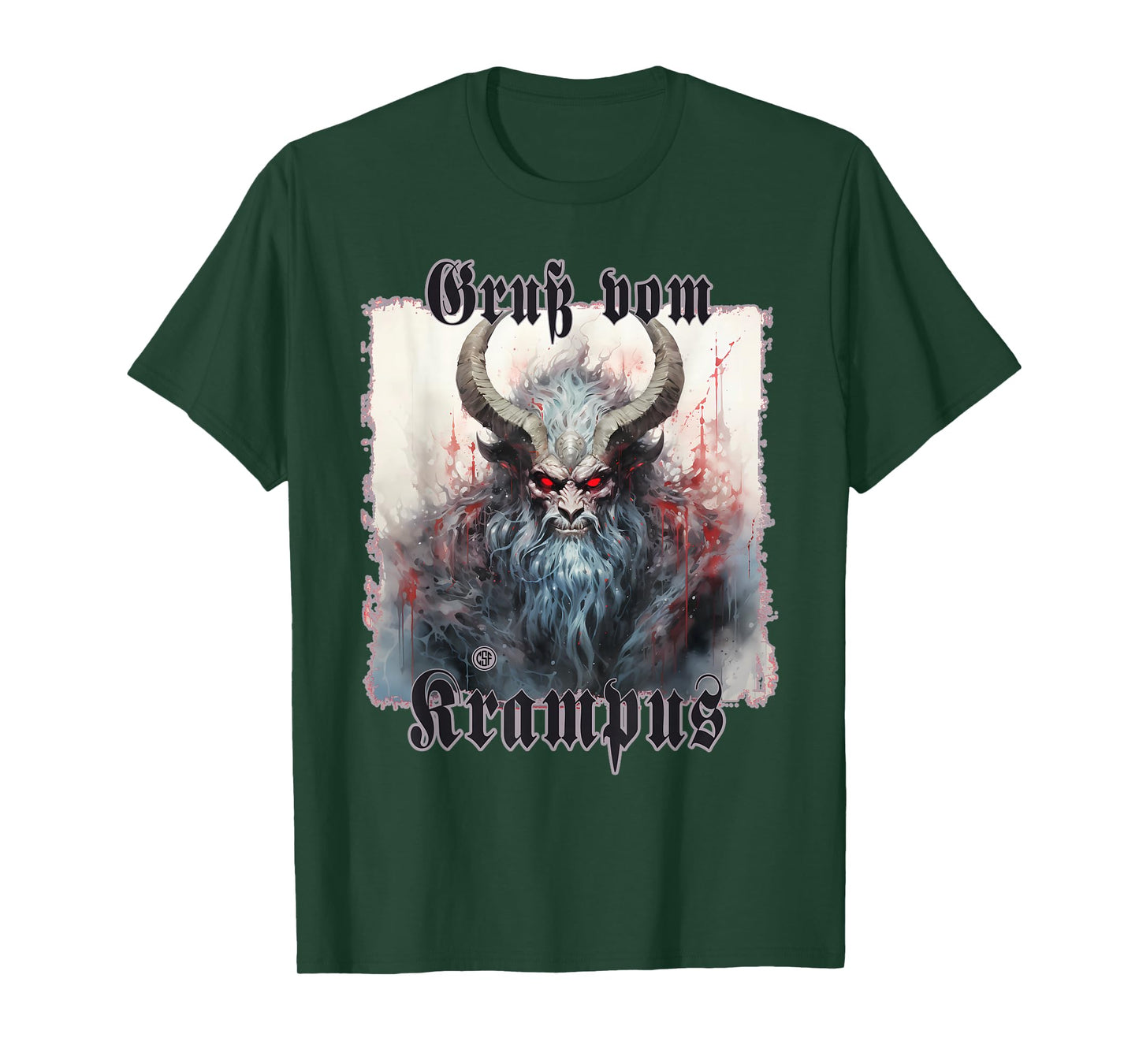 Greeting from Krampus Christmas Legend Figure T-Shirt