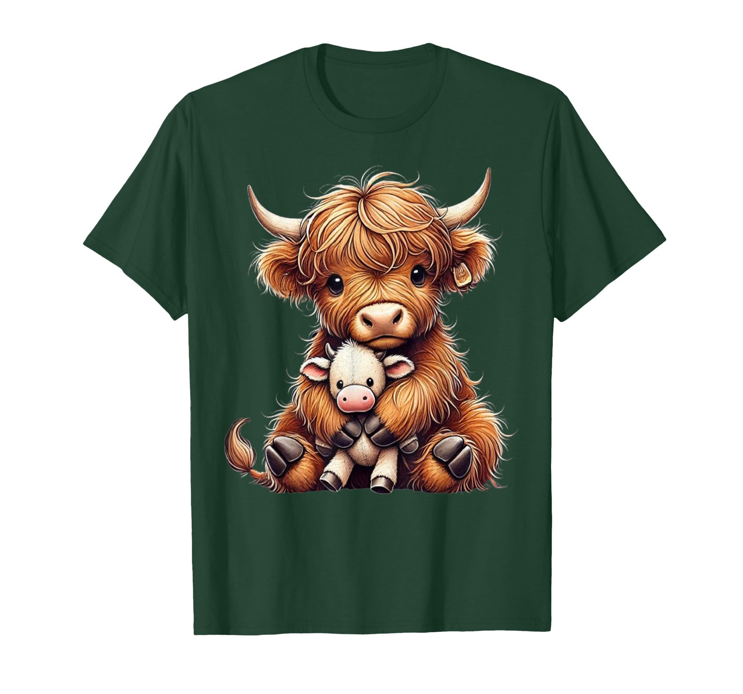 Highland cow design for farmers and highland cow T-Shirt
