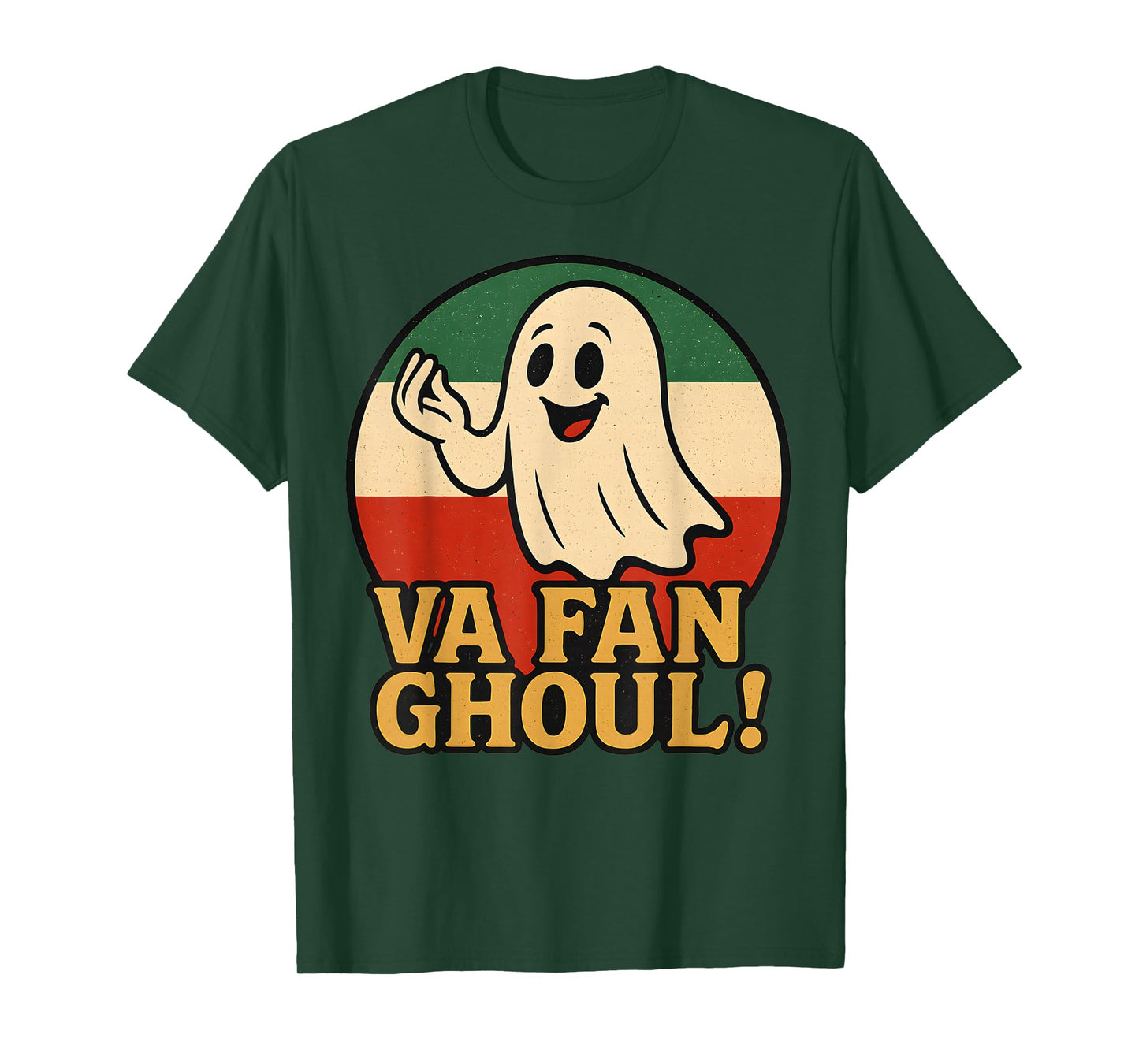 Va Fan Ghoul Ghost Italian Halloween Funny Costume Men Women T-Shirt