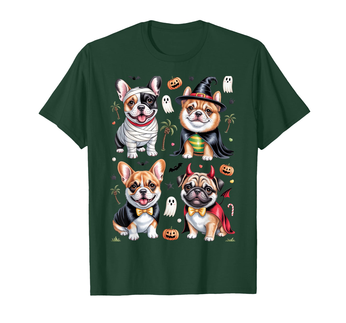 Cute Dog Costume Paw-Some Halloween Squad T-Shirt