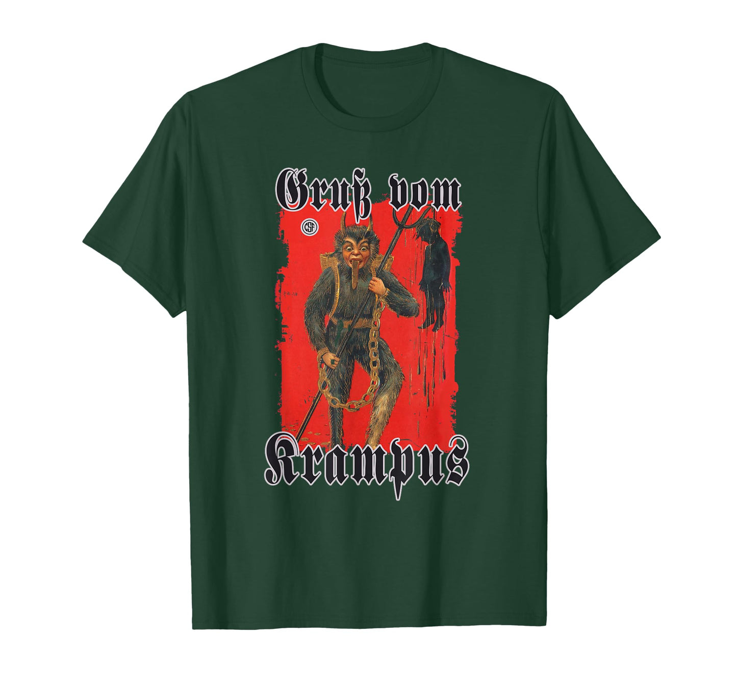 Greeting from Krampus Christmas Legend Figure T-Shirt