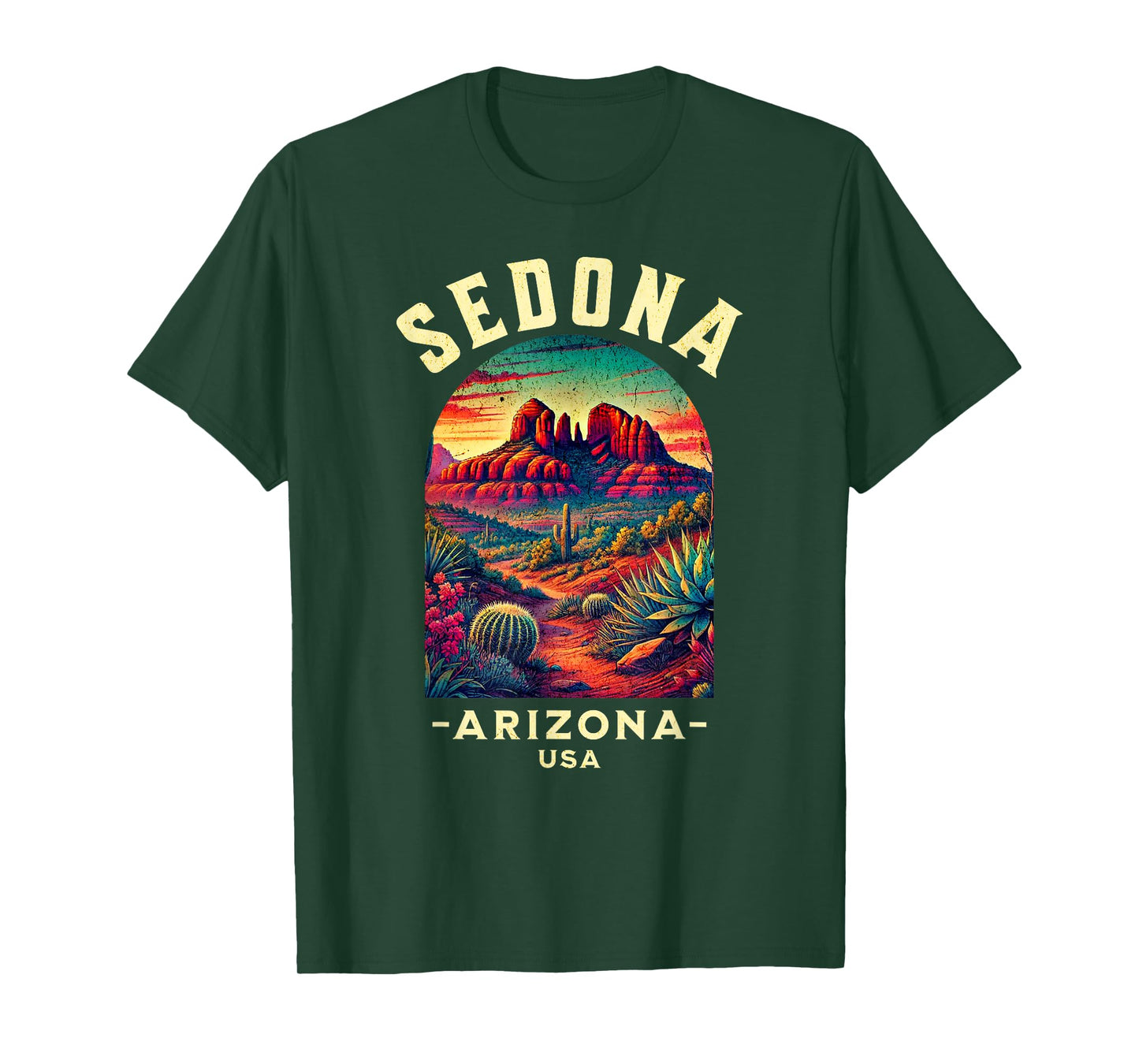 Sedona Arizona Sunset - Nature Lover USA T-Shirt