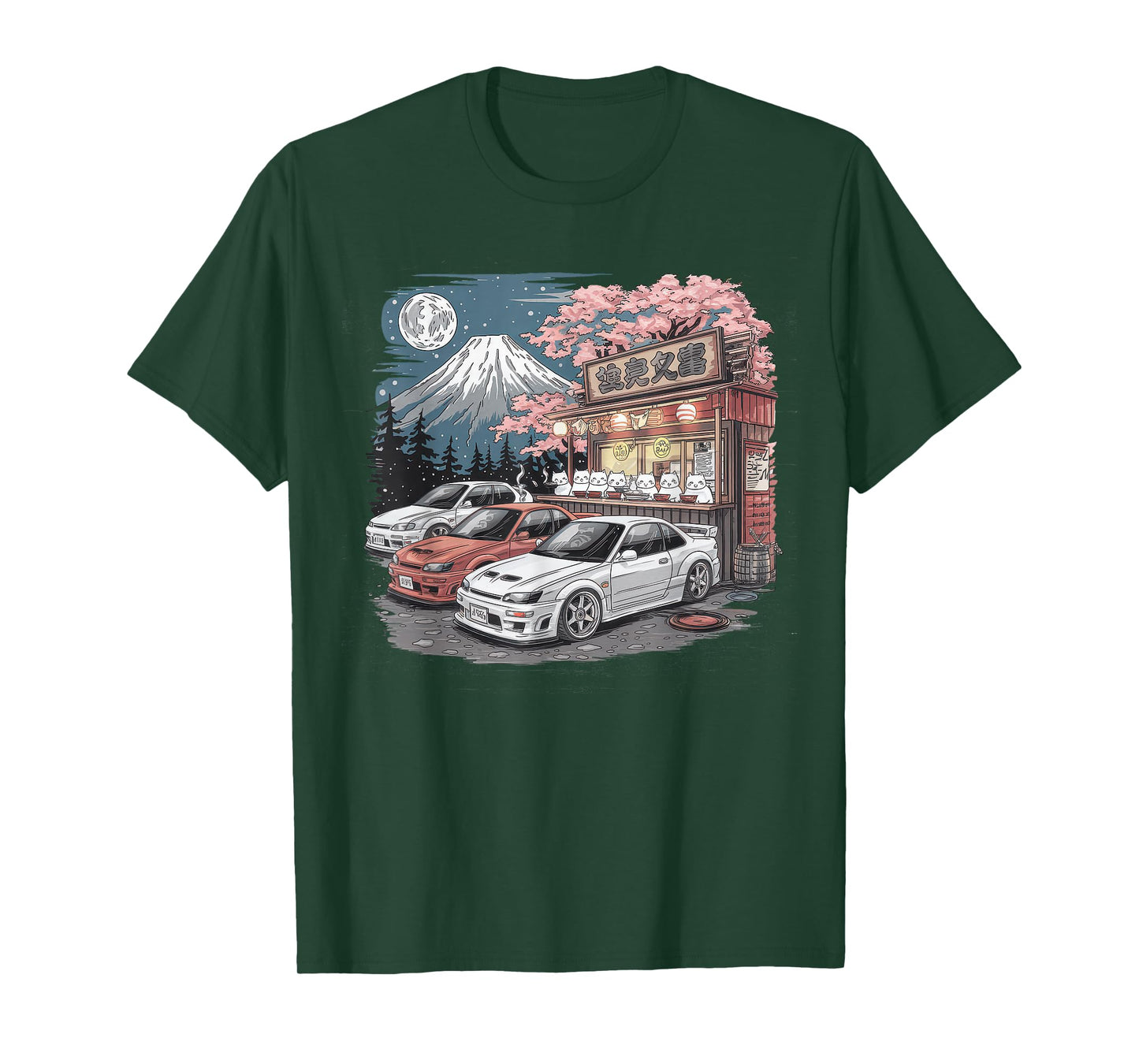 Japanese Car Tshirt Men JDM Japan Street Racing Streetwear T-Shirt