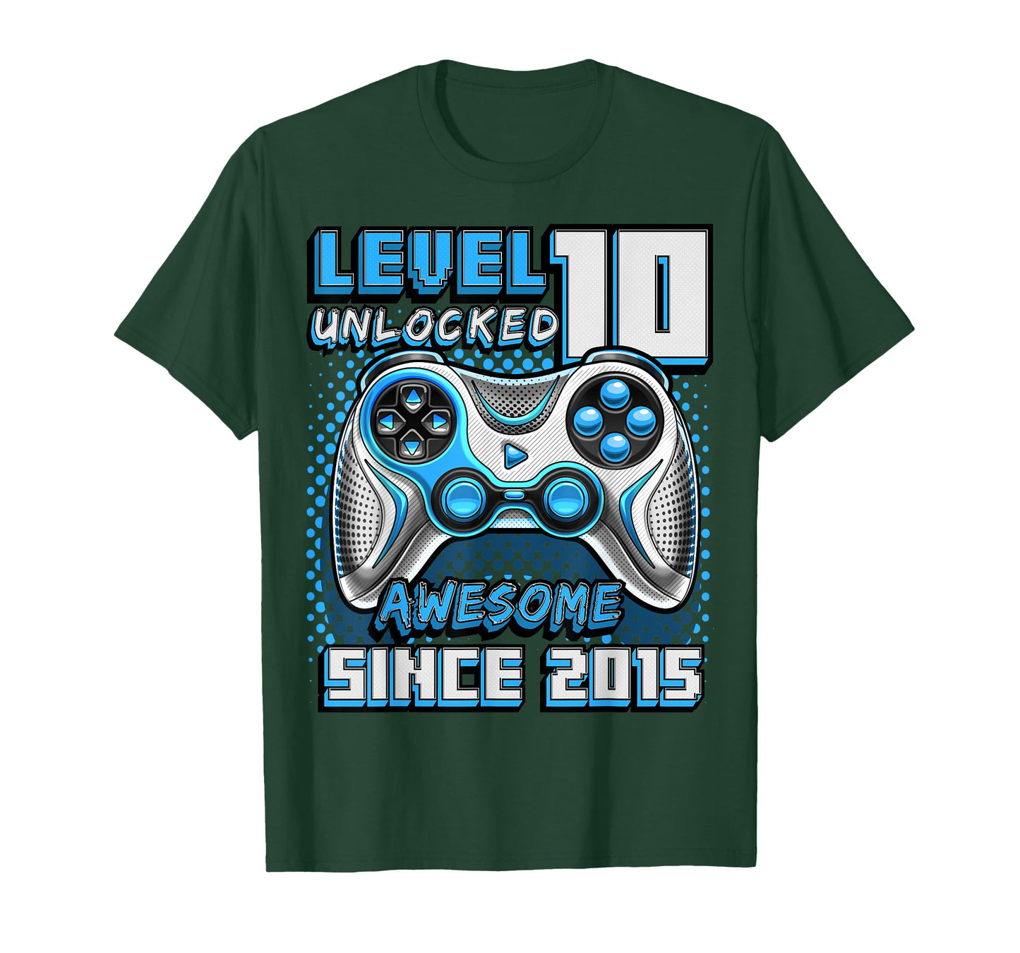 10th Birthday Boy Level 10 Gamer 10 Year Video Game Party T-Shirt