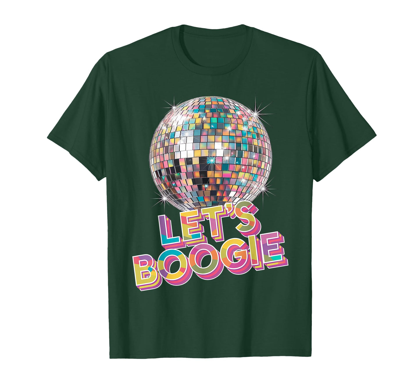 Disco Ball Vintage Retro let's boogie fever discoball party T-Shirt