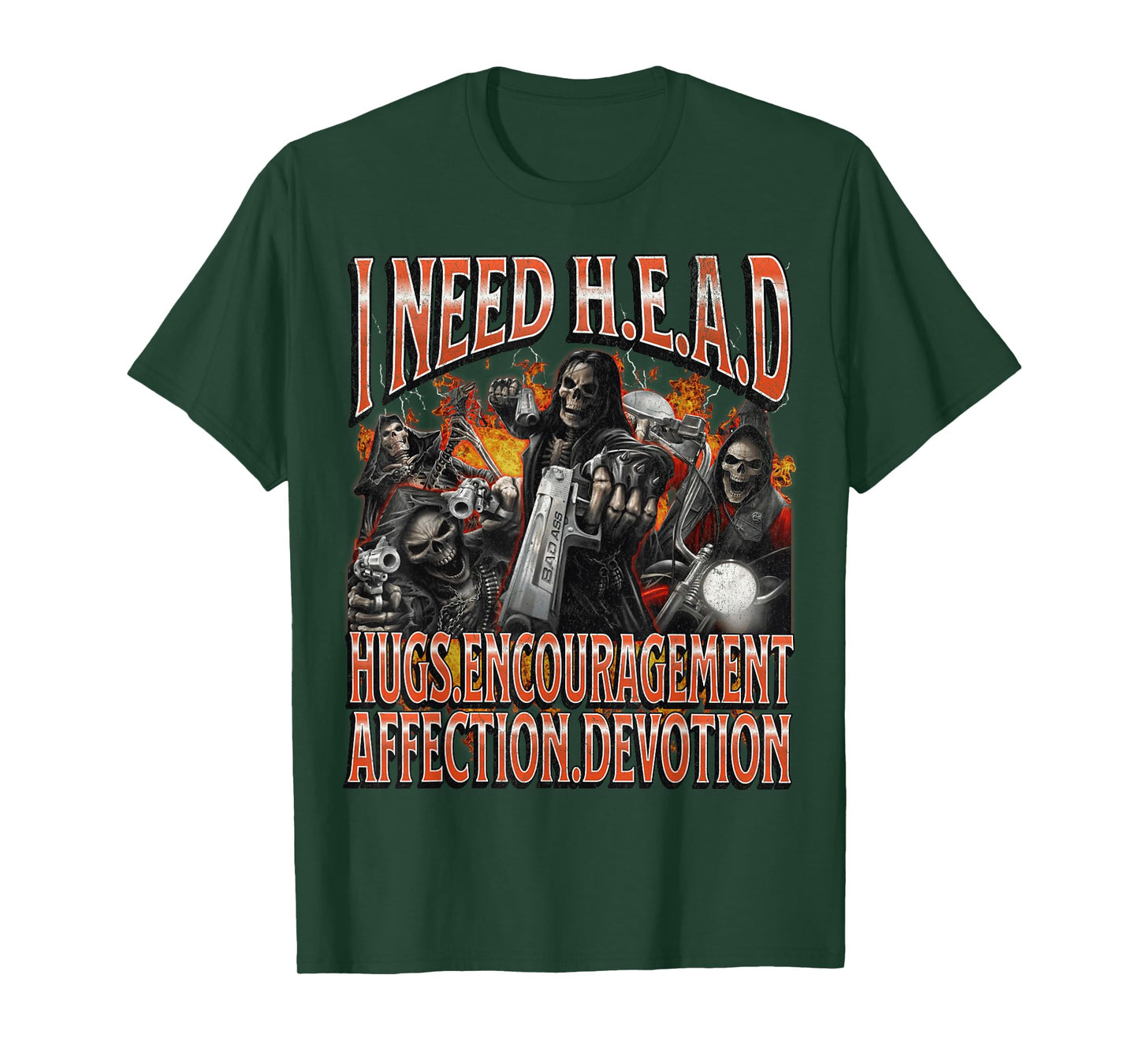 I Need Hugs Funny Hard Skeleton Meme Bootleg Graphic T-Shirt
