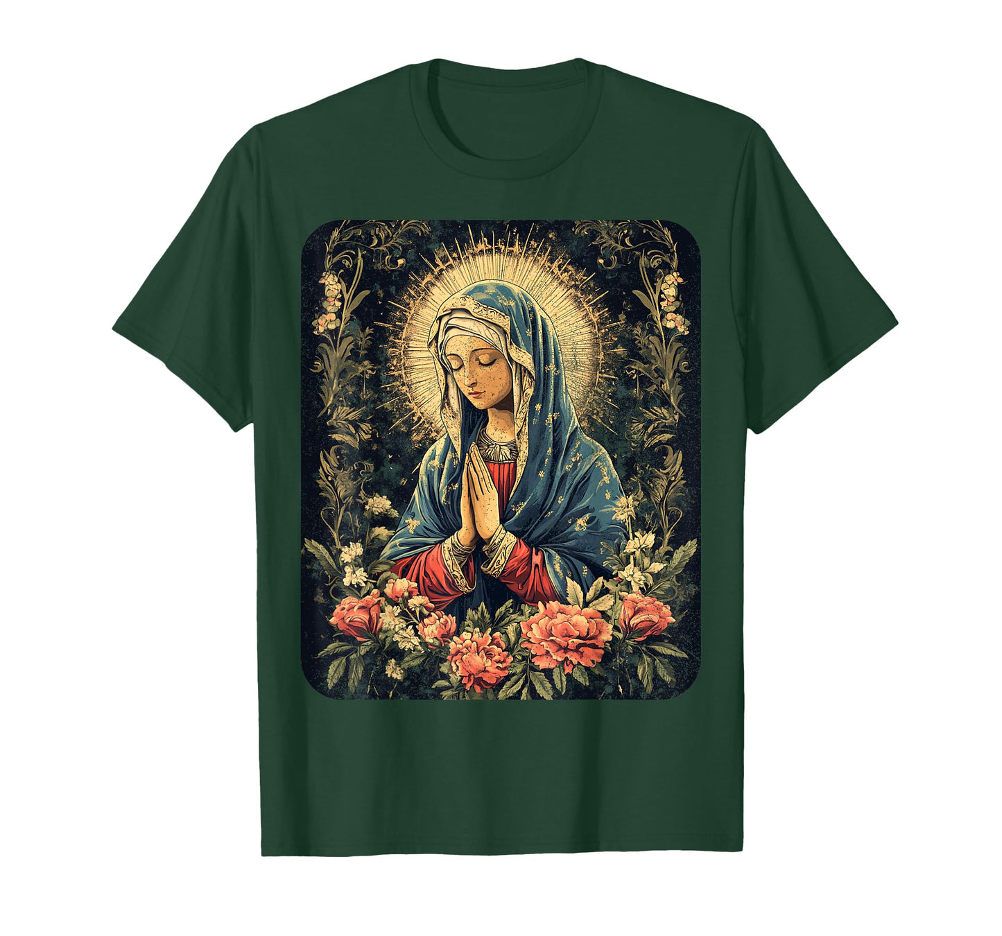 Vintage Virgin Mary Art T-Shirt