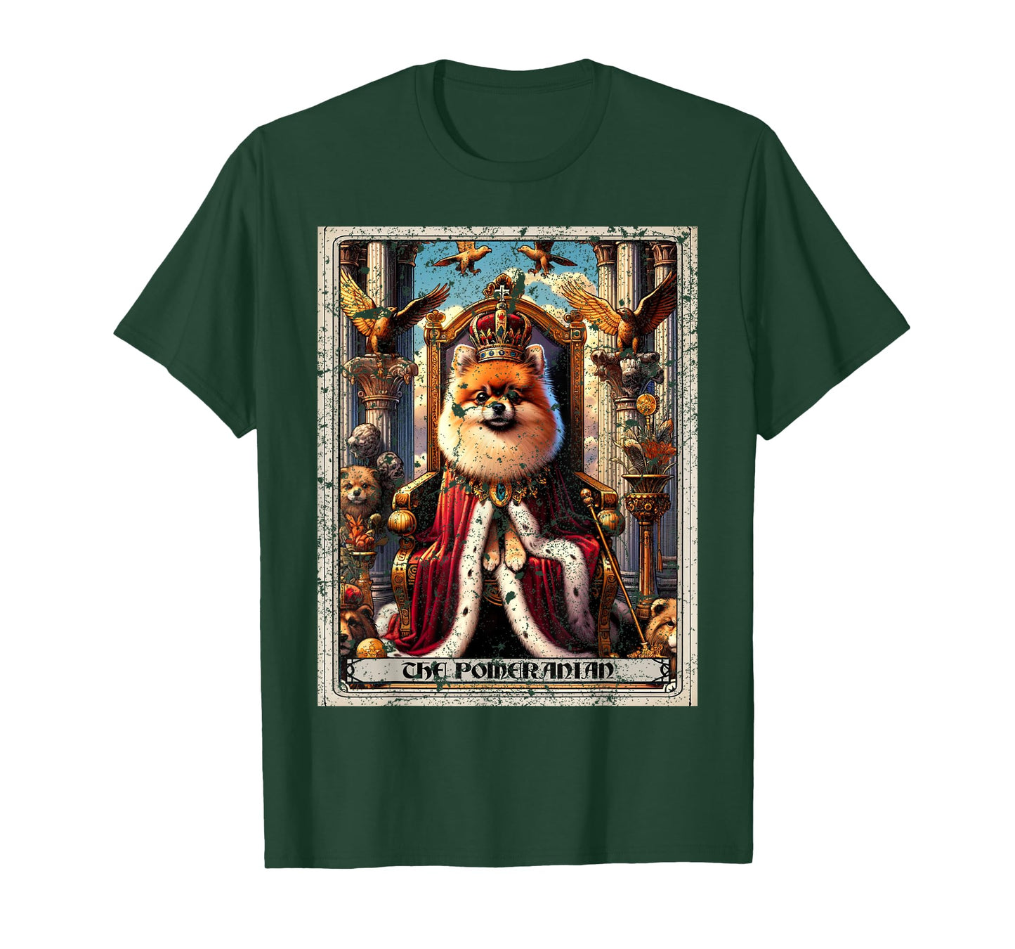 Pomeranian Tarot Card Dog T-Shirt