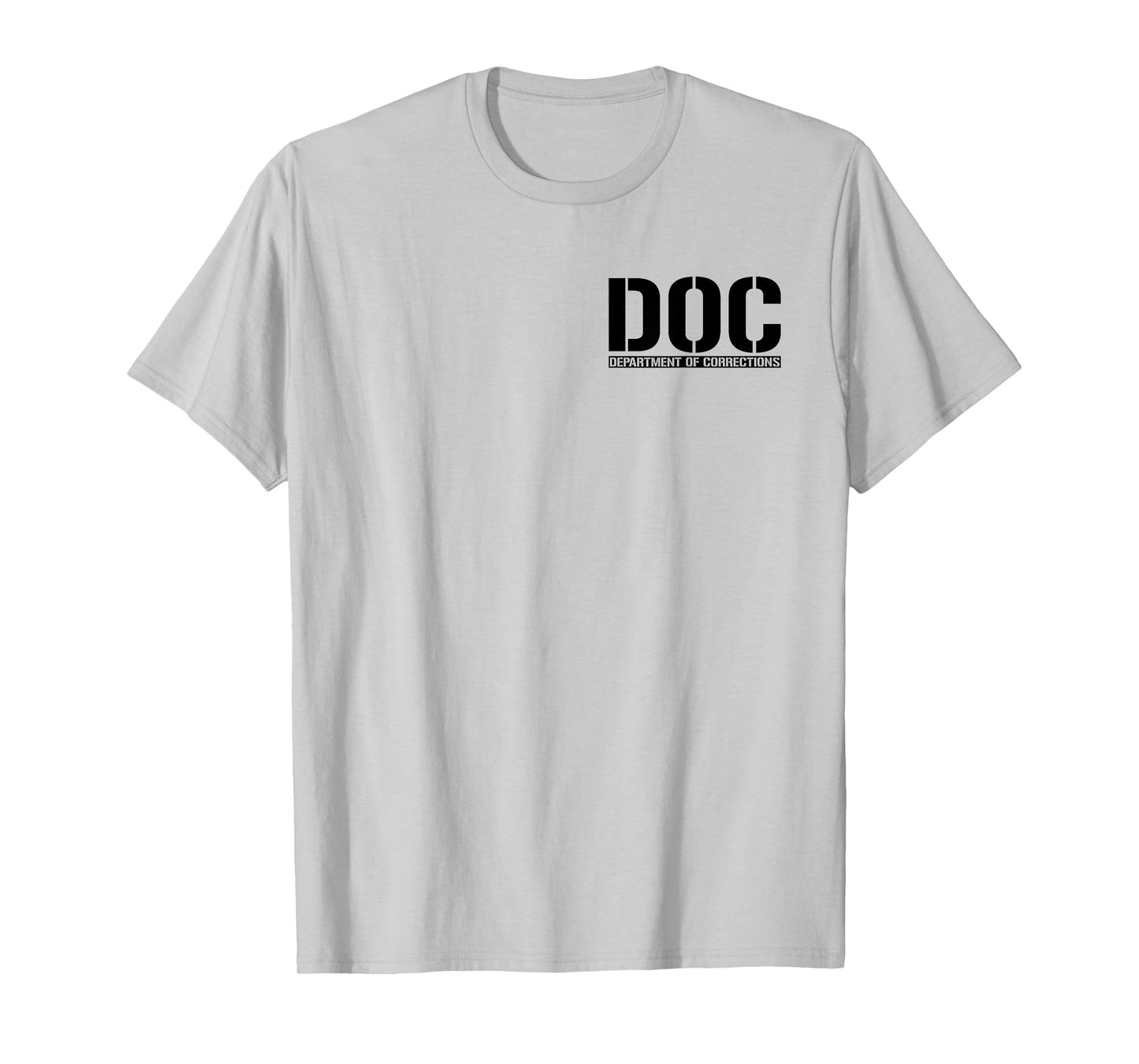 DOC DEPARTMENT OF CORRECTIONS INMATE OFFICER COSTUME TEE T-Shirt