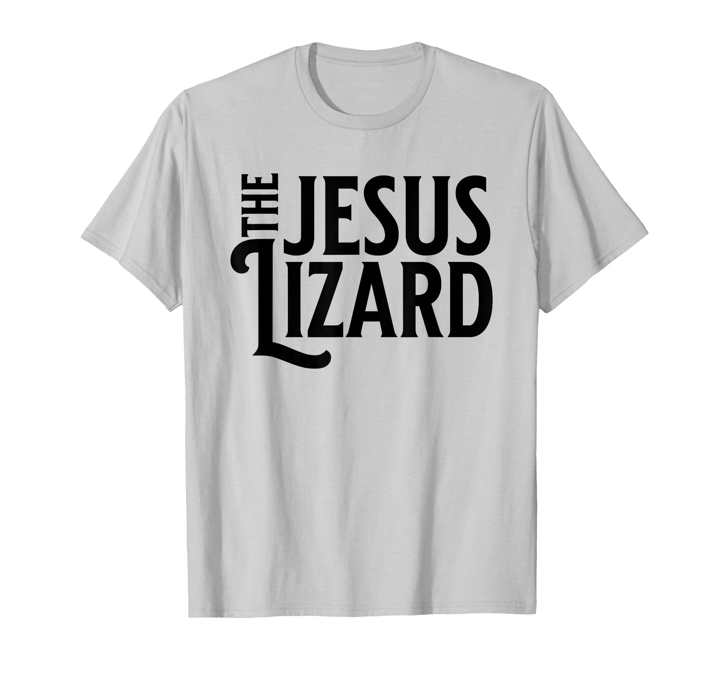 The Jesus Lizard Black Retro Vintage Text On T-Shirt