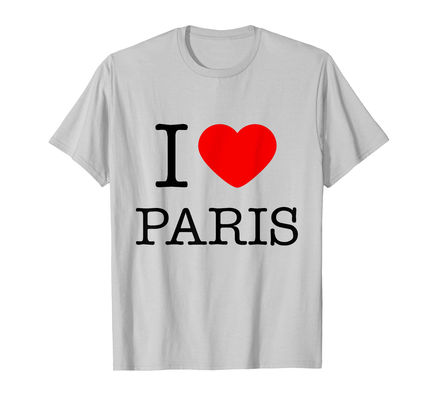 Enjoy Wear I Love Pairs Graphic Tees - Paris Novelty Graphic T-Shirt