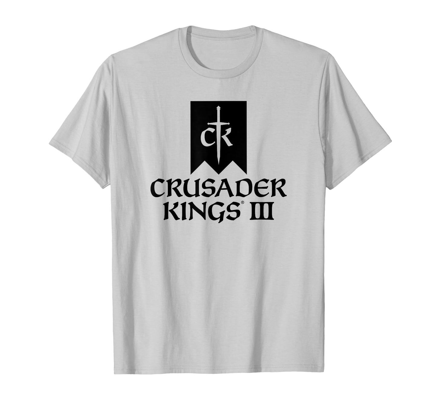 Crusader Kings III game logo black T-Shirt