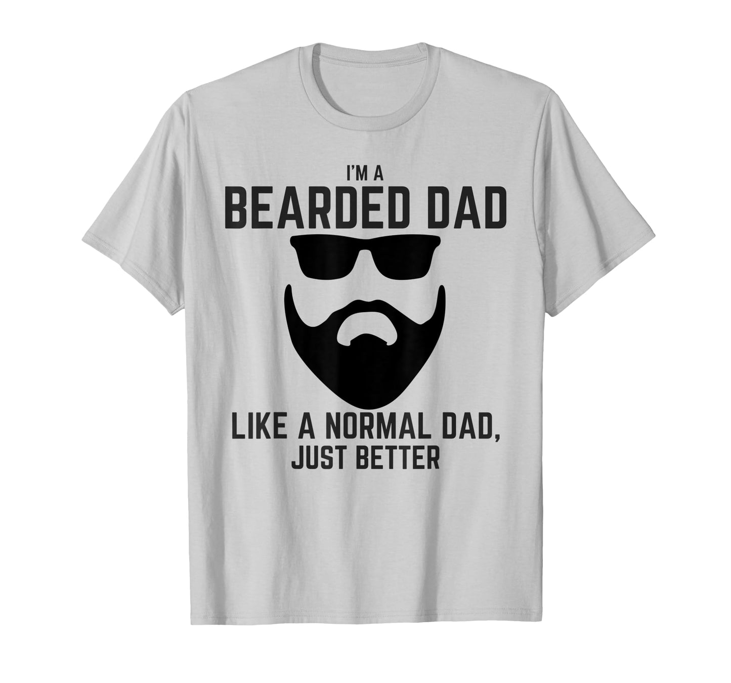 Mens Great Beard Comes Great Responsibility Bearded Tattoo Dad T-Shirt