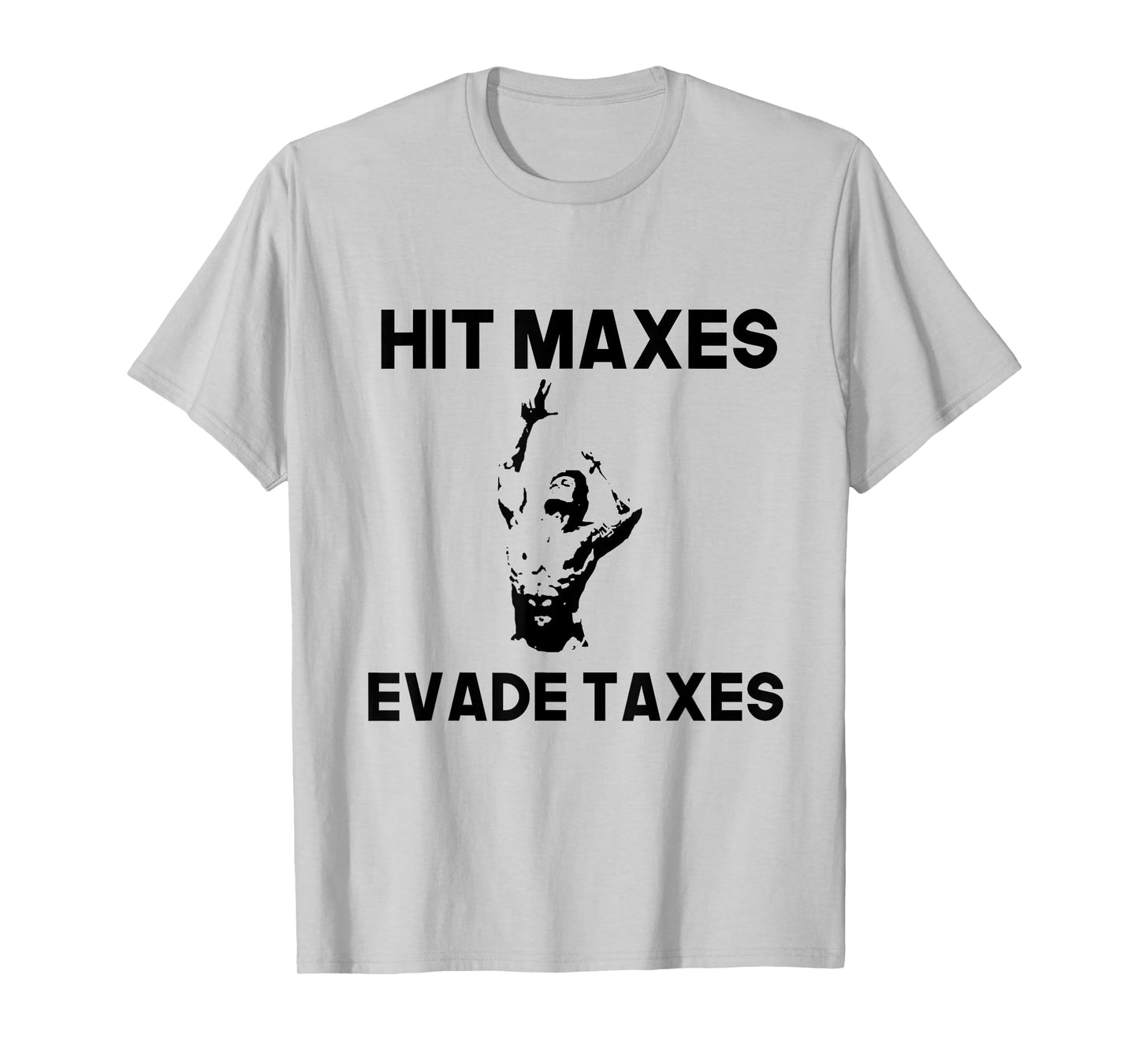 Hit Maxes Evade Taxes Funny Apparel Vintage T-Shirt