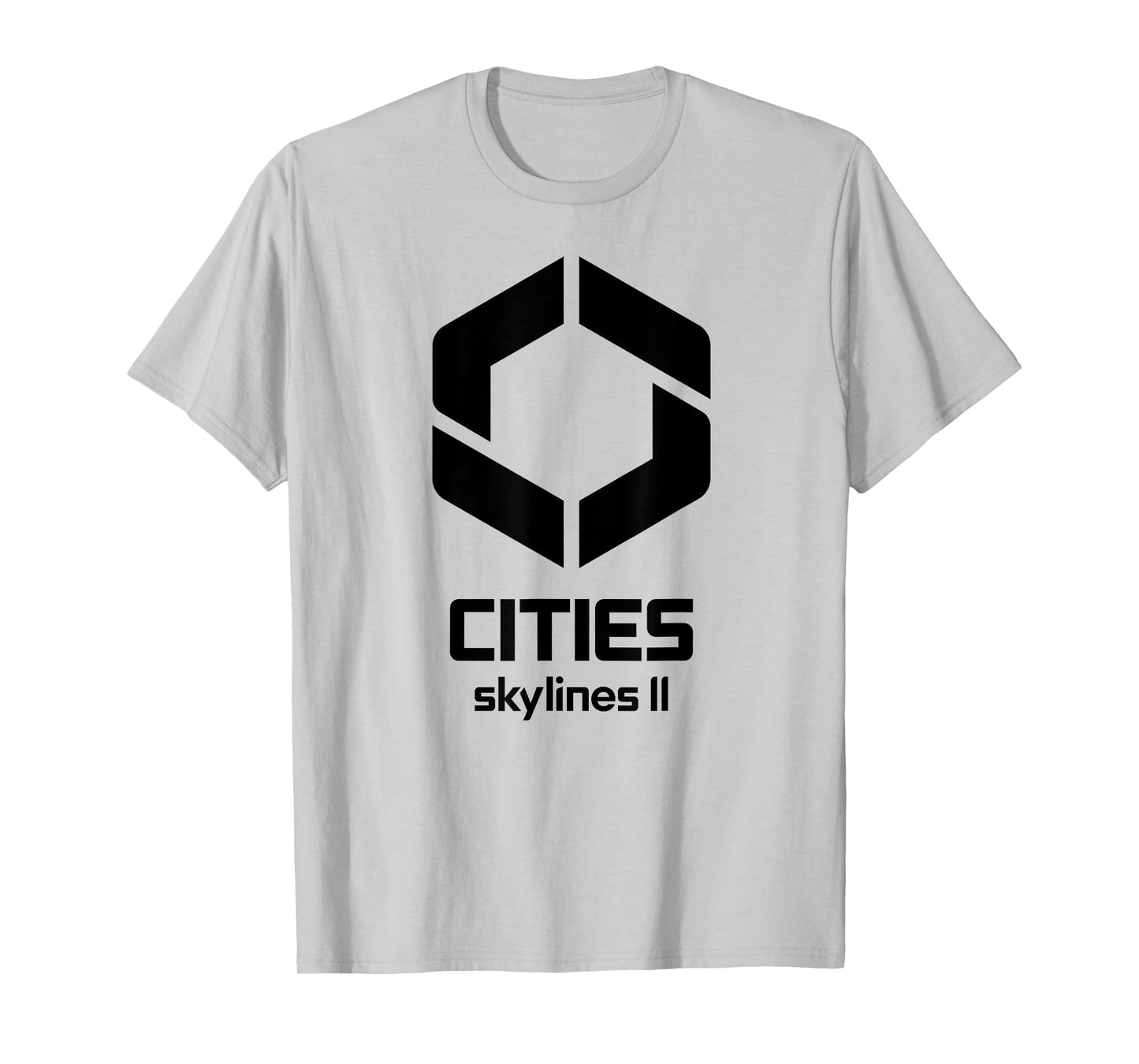 Cities Skylines II game logo black T-Shirt