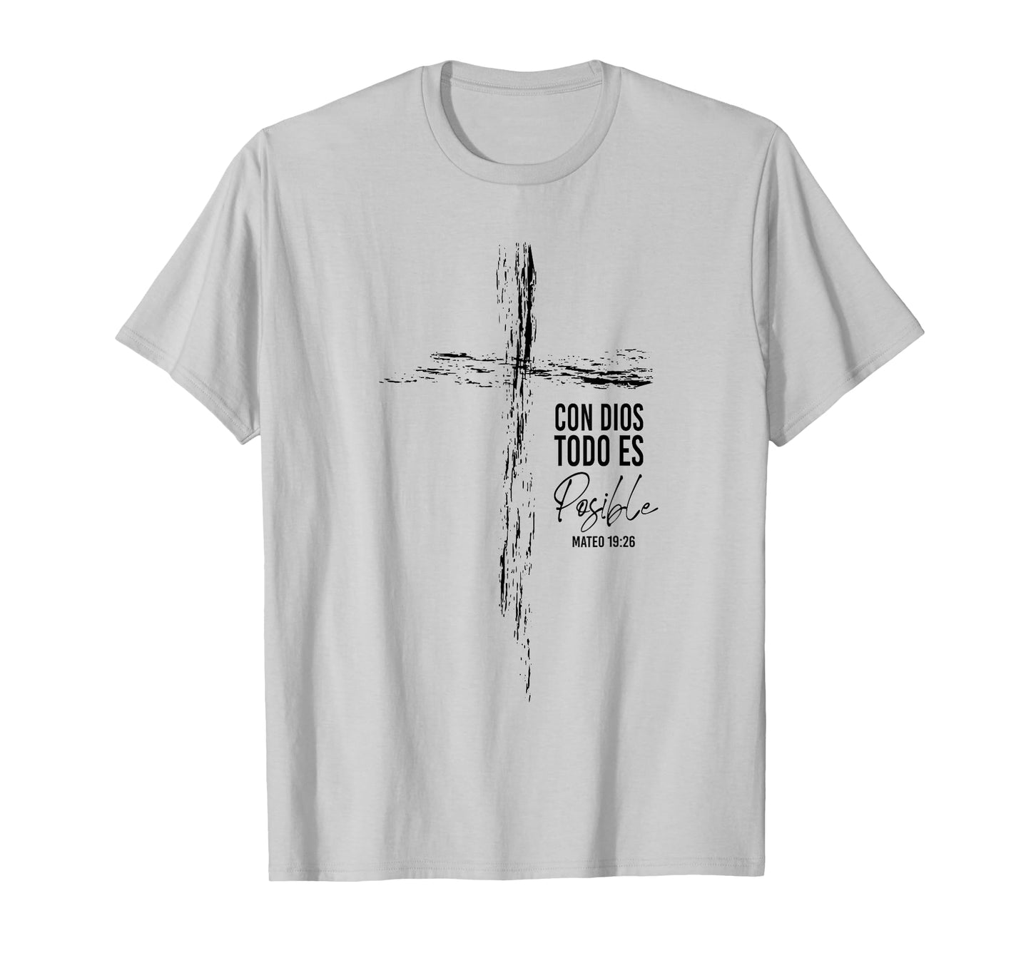 Regalos Cristianos Frases Hombre Él Español Textos Biblicos T-Shirt