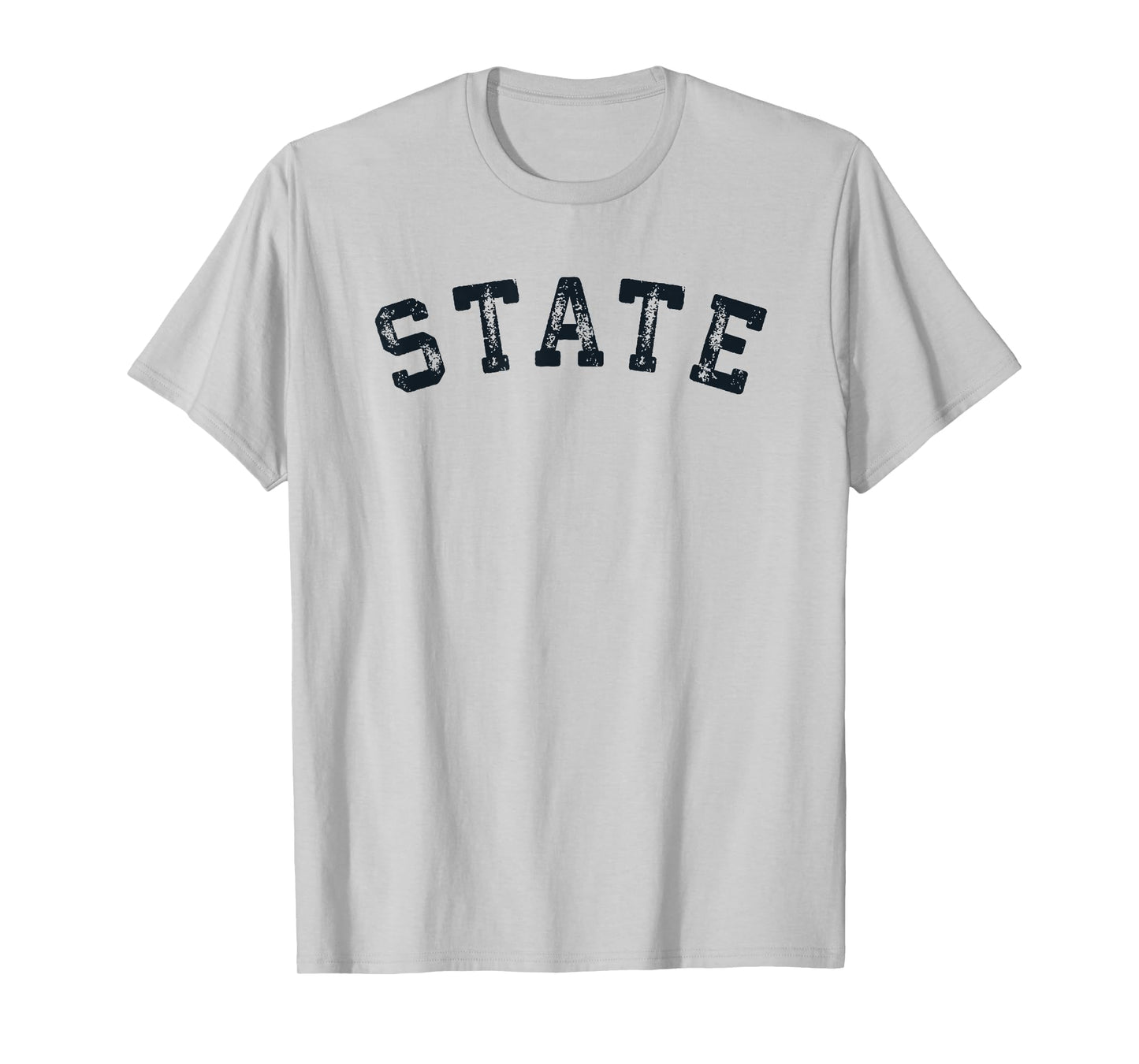 Vintage State T Shirt Distressed Old Retro Sports Gift Tee T-Shirt
