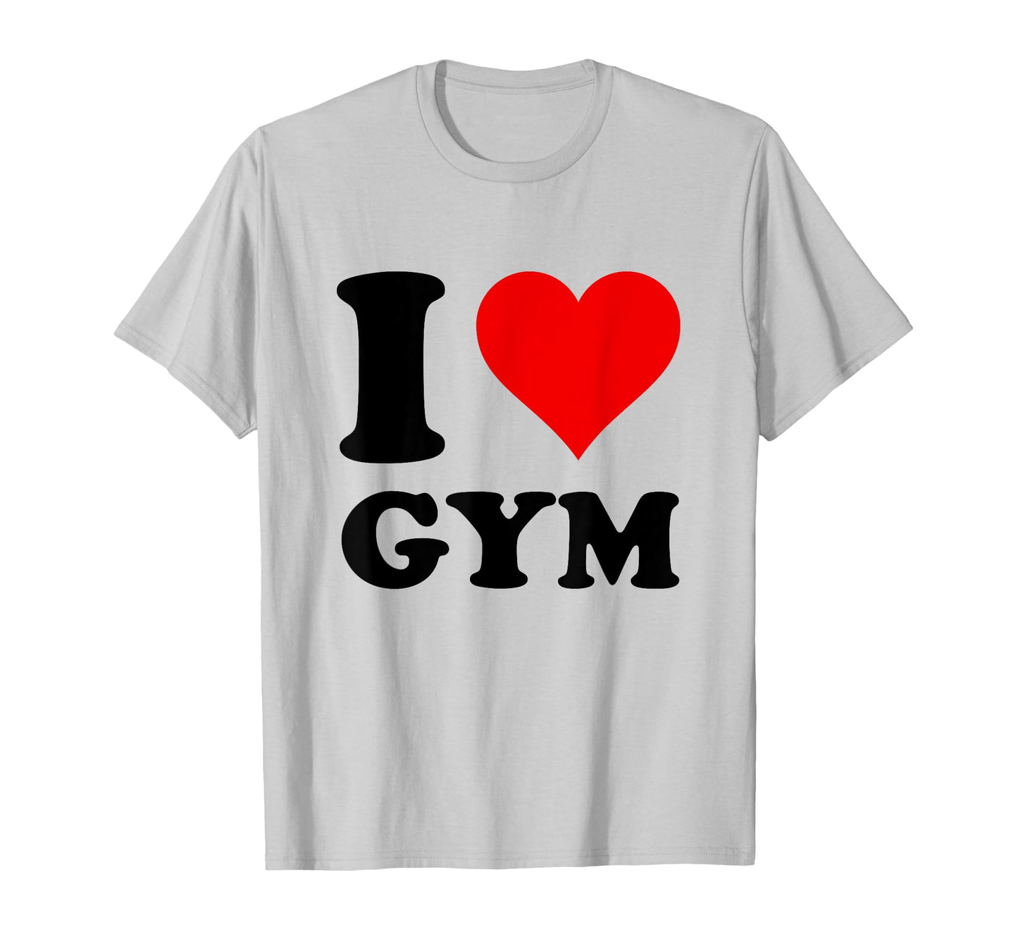 Red Heart I Love Gym T-Shirt