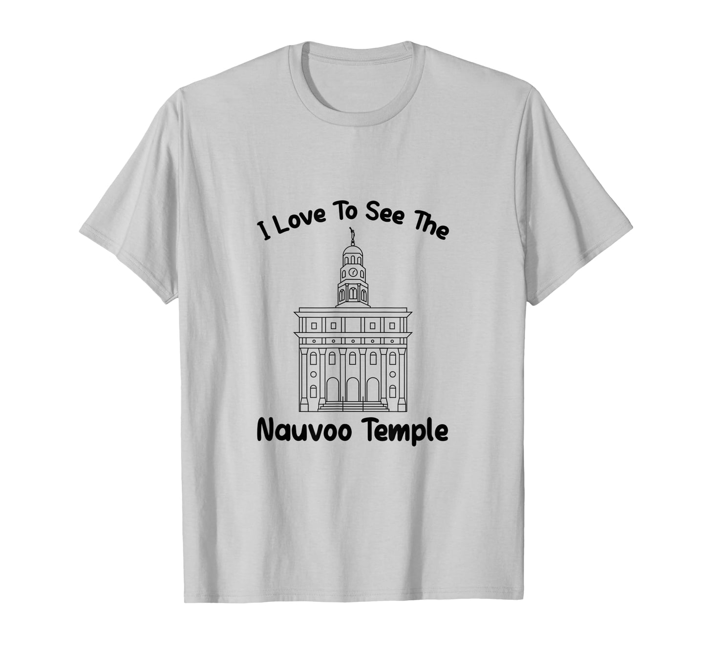 Nauvoo IL Temple, I love to see my temple, primary T-Shirt