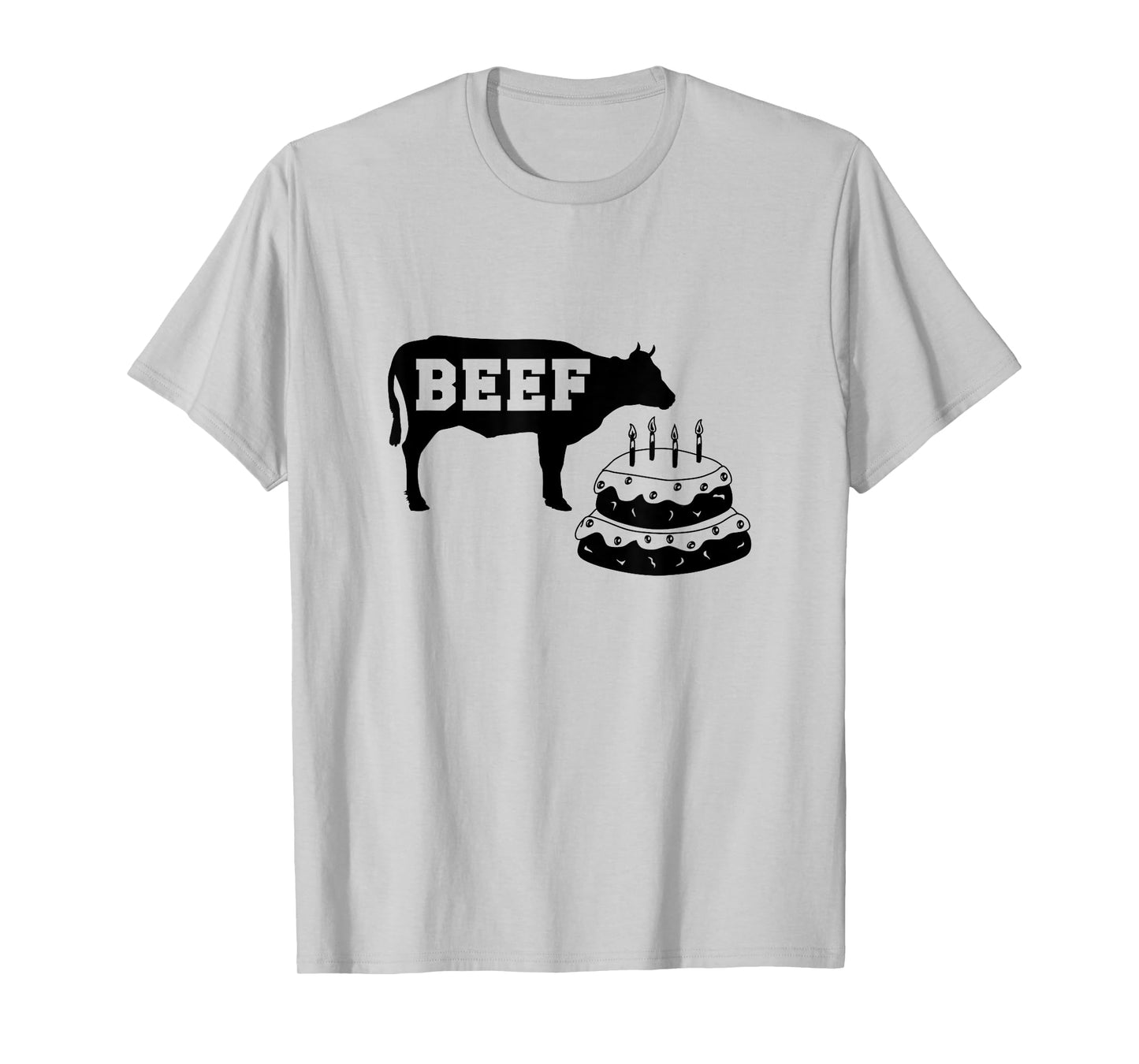 Beef Cake T-Shirt funny saying gym workout weightlifting T-Shirt