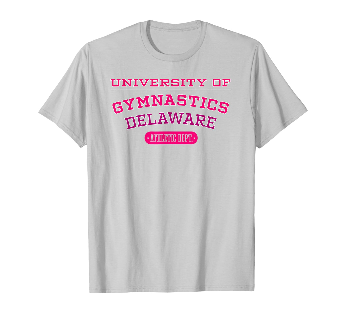 University of Gymnastics DELAWARE Athletic Dept. T-shirt T-Shirt