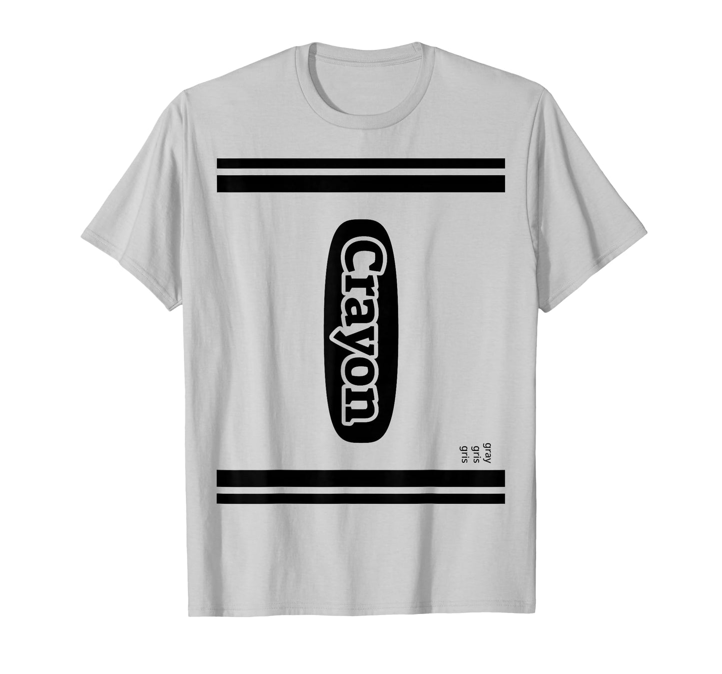 Crayon Gray Group Costume T-Shirt