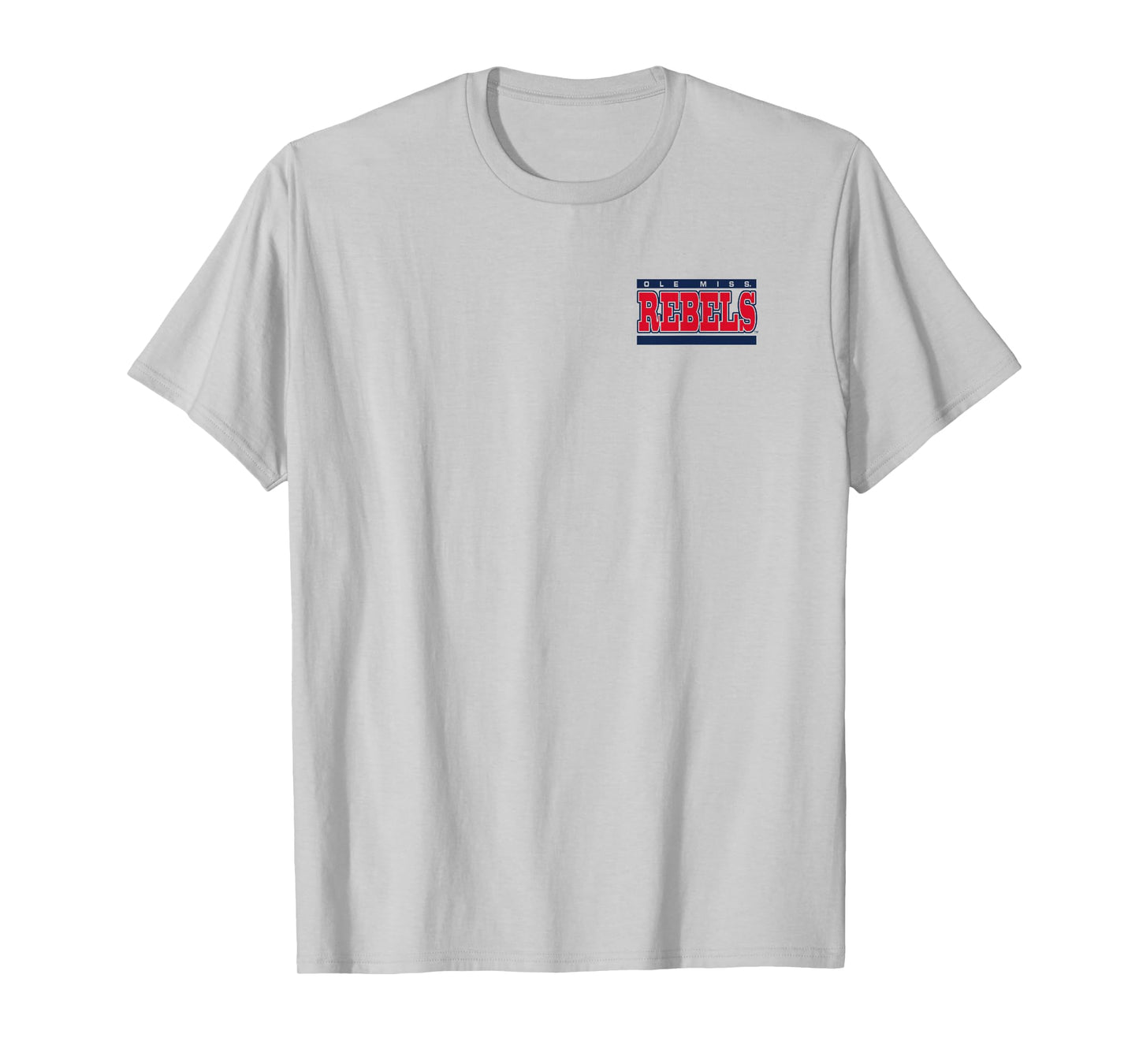 Mississippi Ole Miss Rebels Front/Back White T-Shirt
