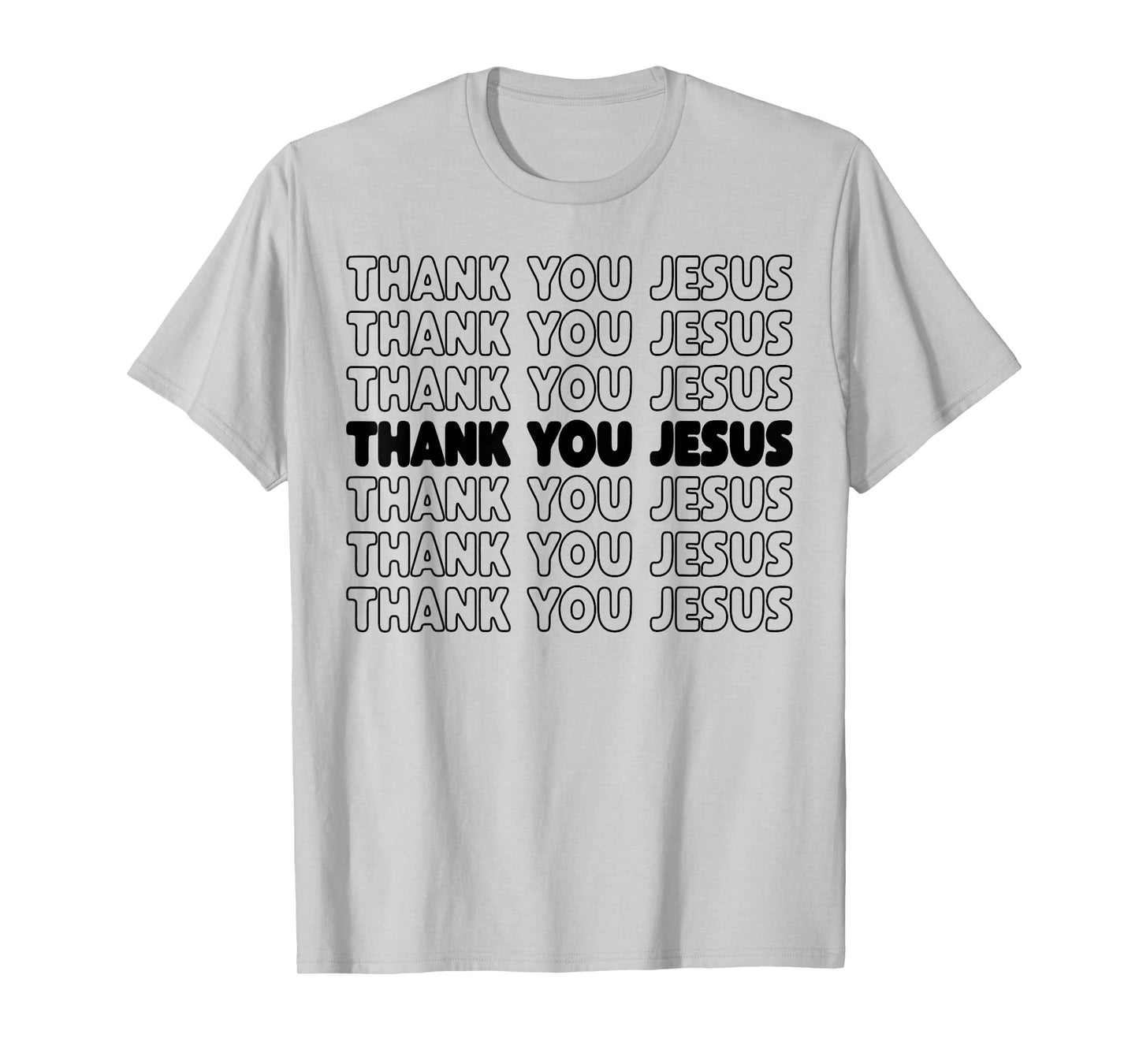 Thank You Jesus T-Shirt Bible Pride Tshirt Men T-Shirt