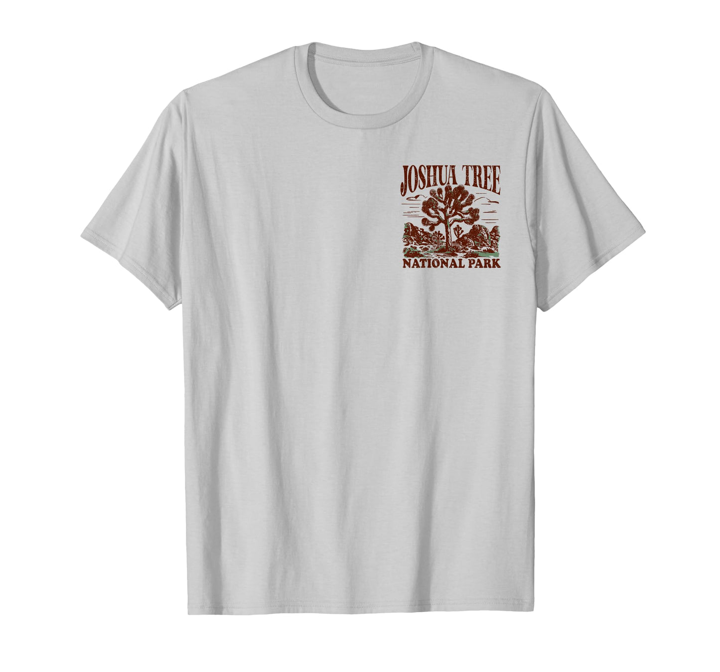 Joshua Tree Vintage Distressed Front and Back T-Shirt