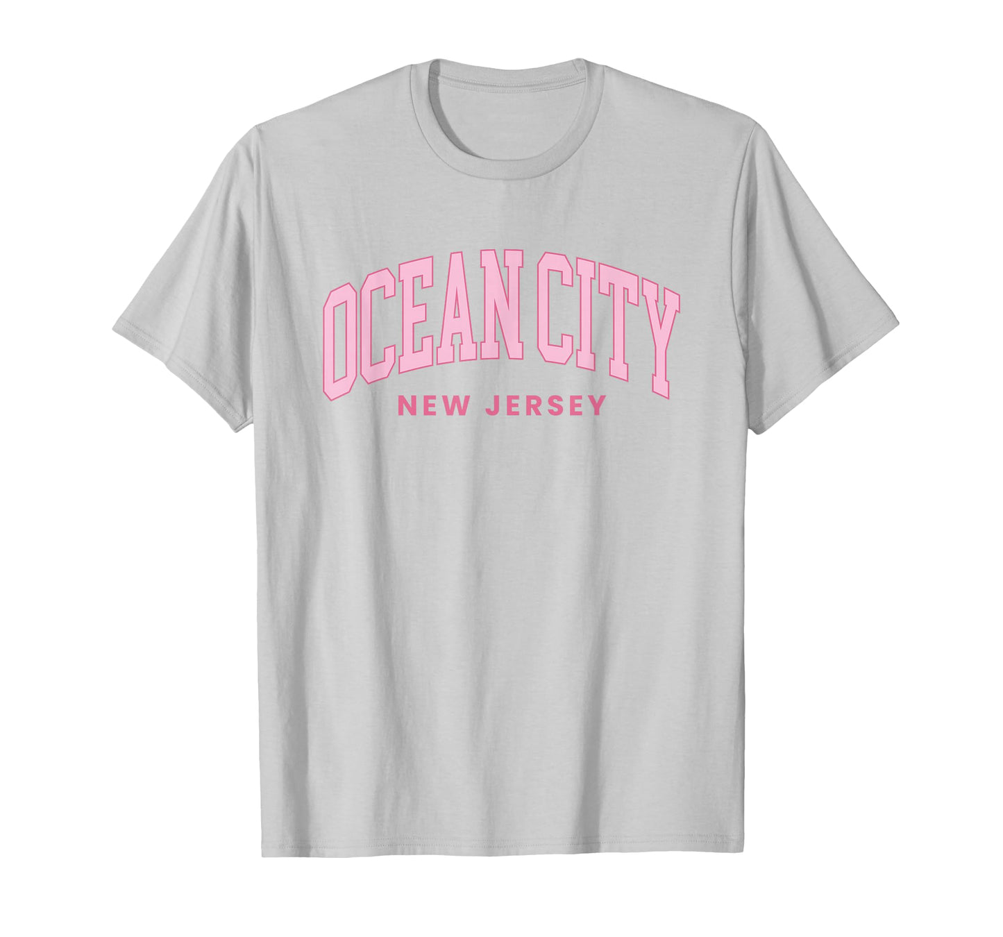 Ocean City New Jersey NJ Retro Preppy Throwback Womens Girls T-Shirt