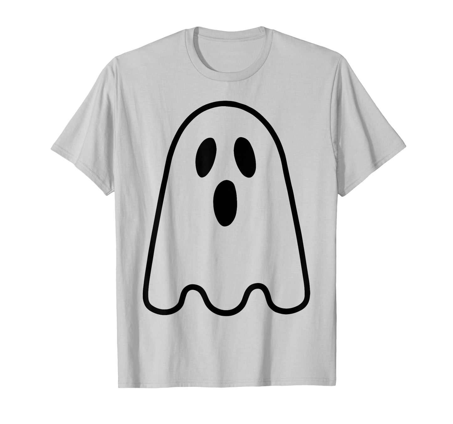 Ghost Shirt Adult Kids Men Women Silly Ghost Face Costume T-Shirt