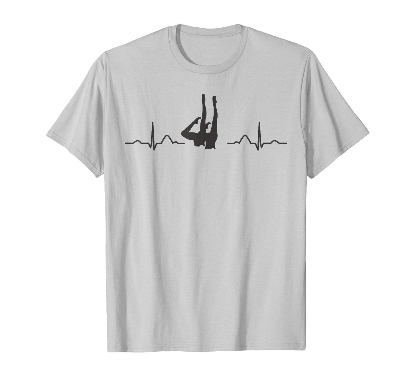 Synchronized Swimming Heartbeat EKG Team Artistic Swim T-Shirt