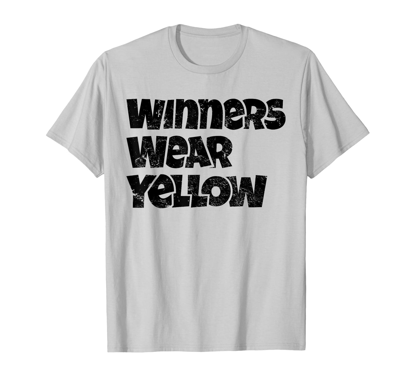 Winners Wear Yellow Spirit Wear Team Game Color War Funny T-Shirt