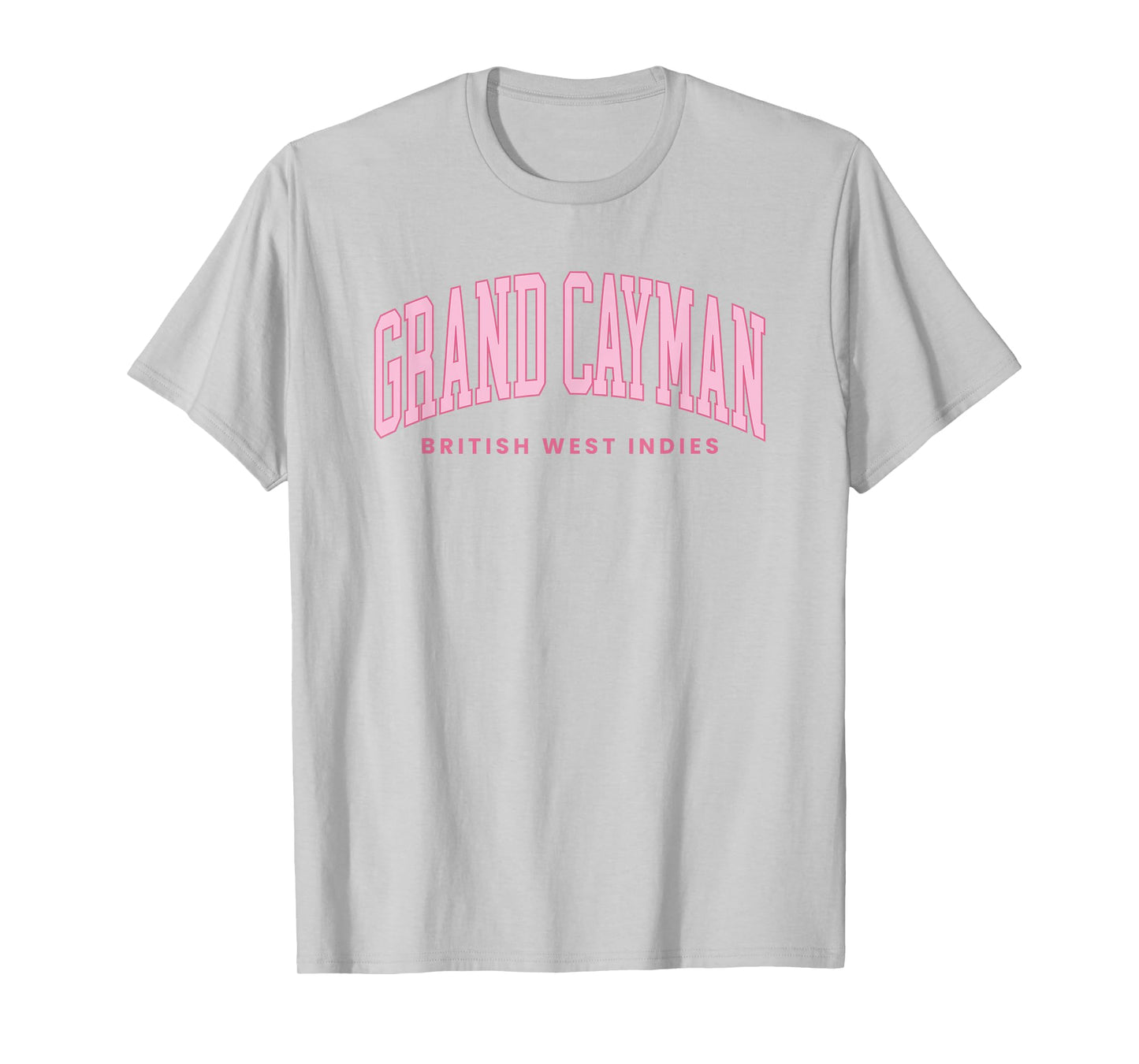 Grand Cayman Islands Summer Retro Preppy Throwback Womens T-Shirt