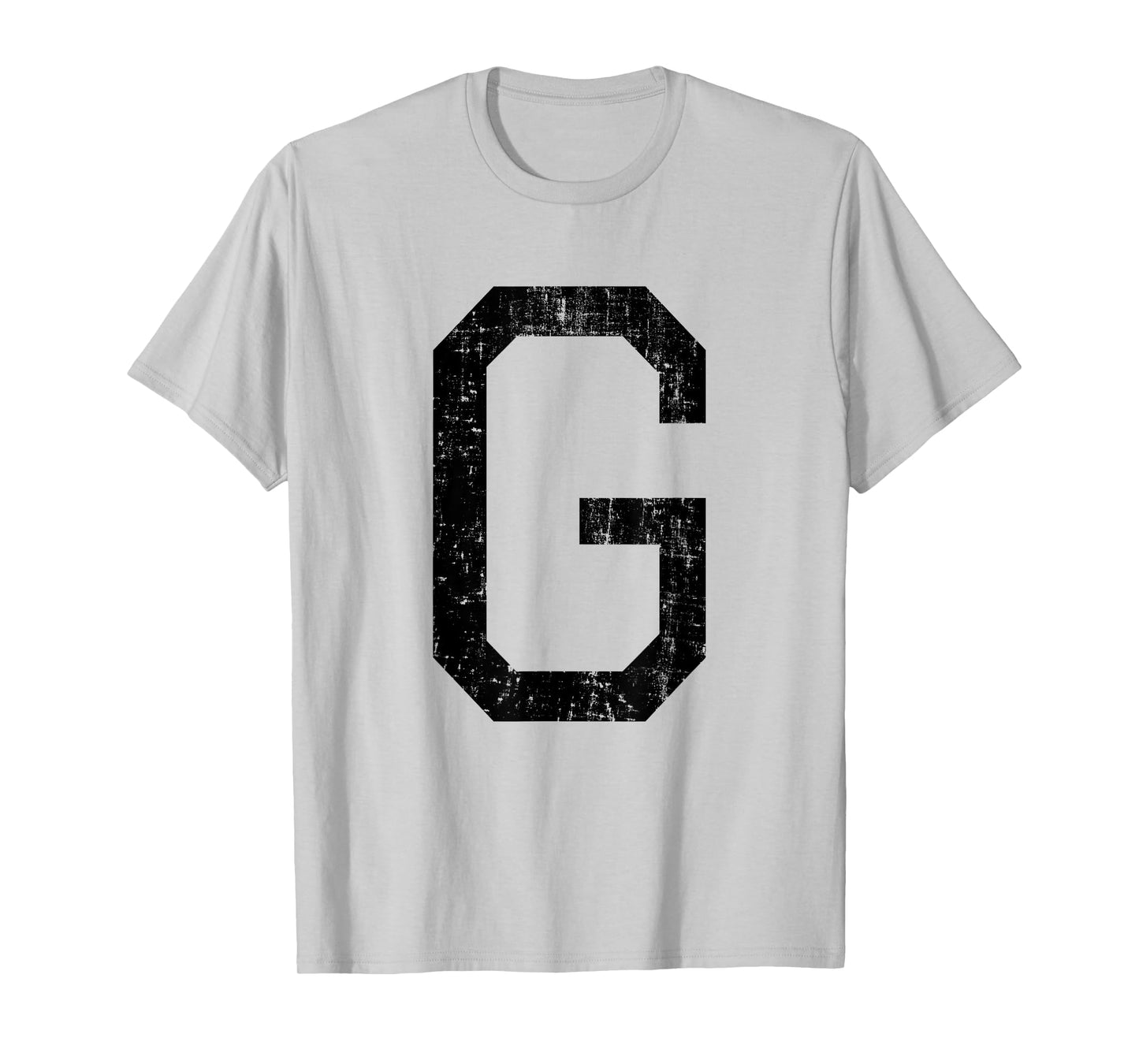 Letter G Capital Alphabet Initial School College Varsity T-Shirt
