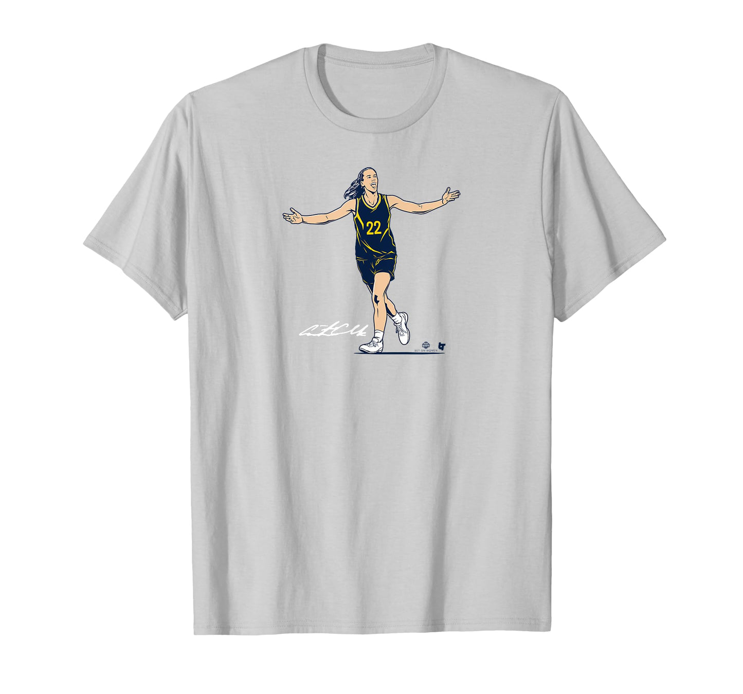 Caitlin Clark: Superstar Pose - Indiana Basketball T-Shirt