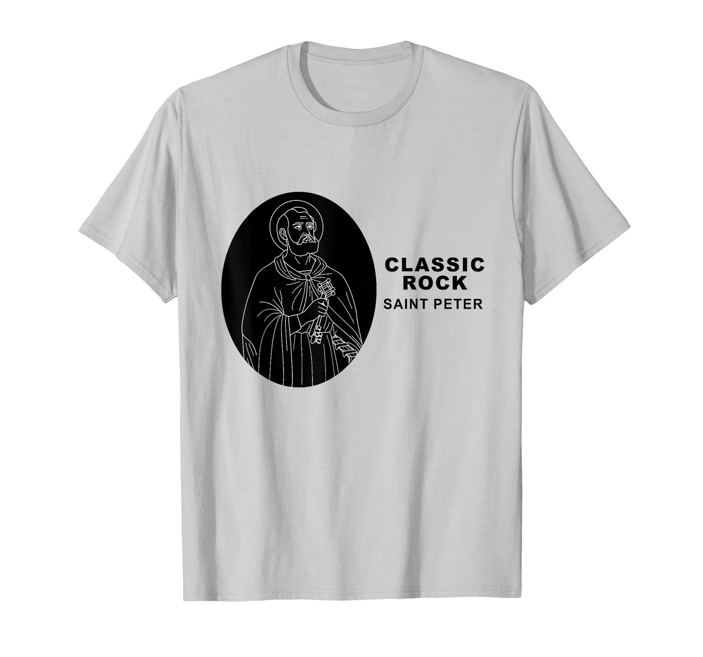 Classic Rock Saint Peter Catholic Saint T-Shirt