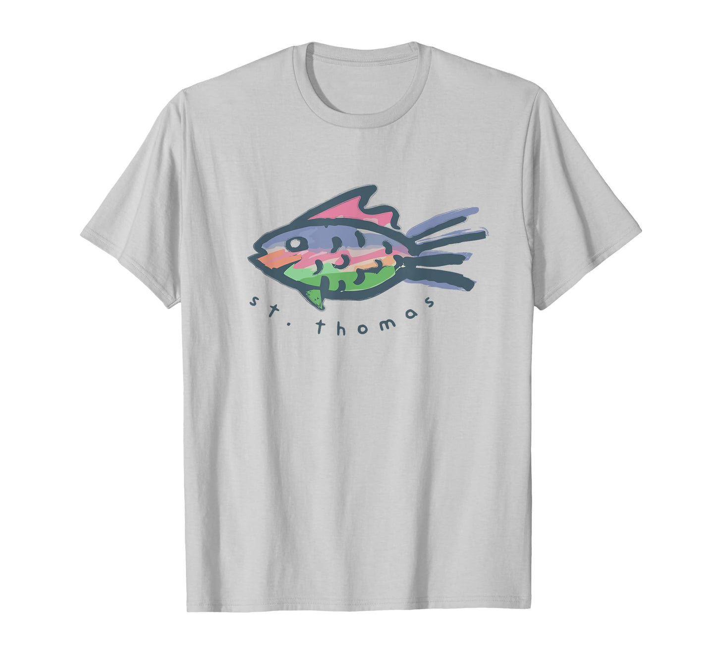 St. Thomas Tropical Fish Graphic T-Shirt