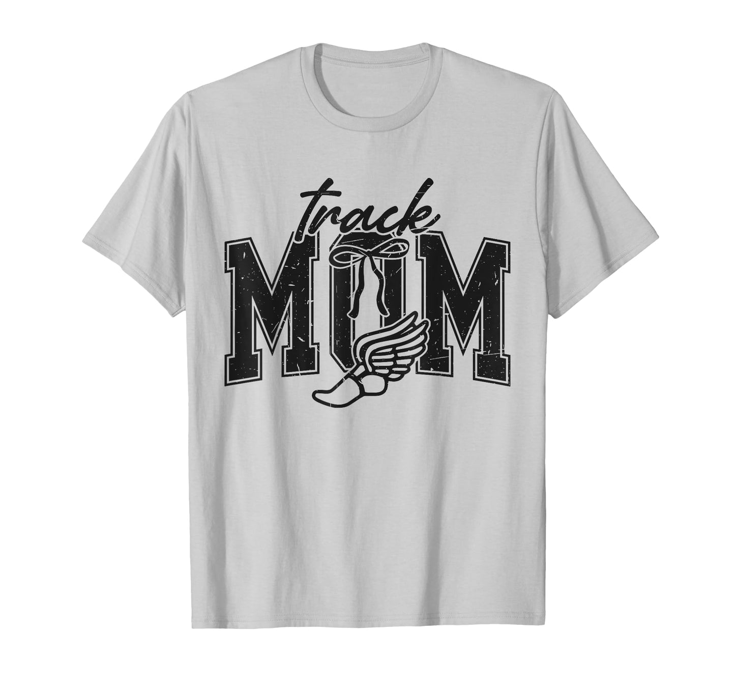 Retro Track Mom Track Mama Game Day Sports Mom Womens Mens T-Shirt