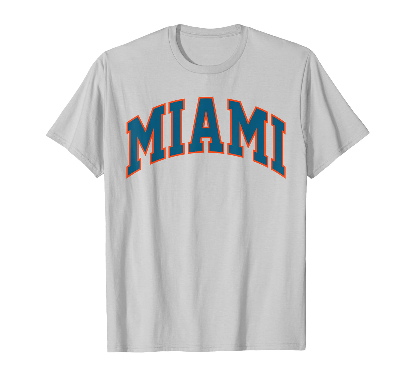Retro Miami Men Miami Women Vintage Classic Blue Orange FL T-Shirt