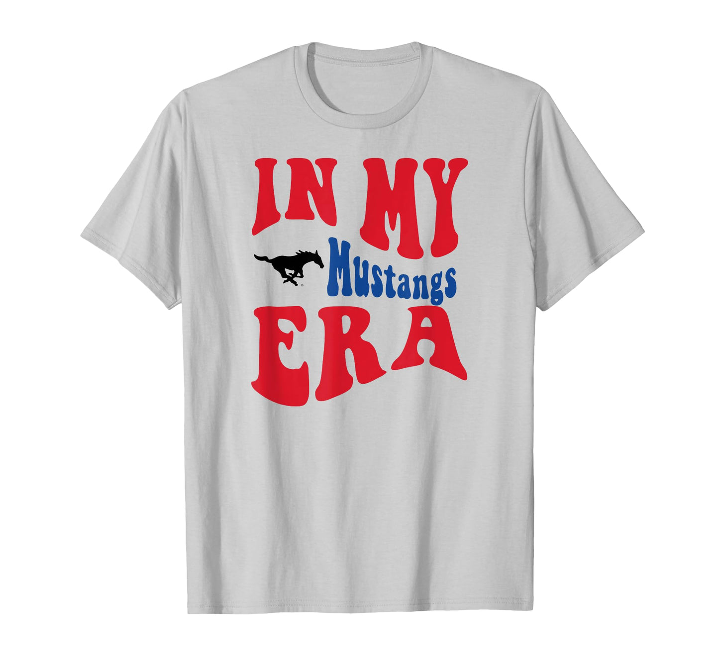 SMU Mustangs Era White Officially Licensed T-Shirt