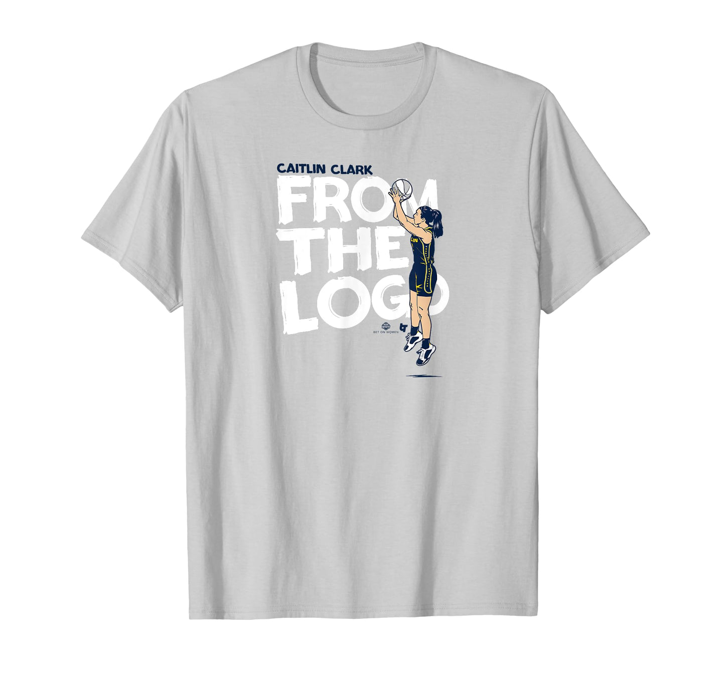 Caitlin Clark: From the Logo - Indiana Basketball T-Shirt